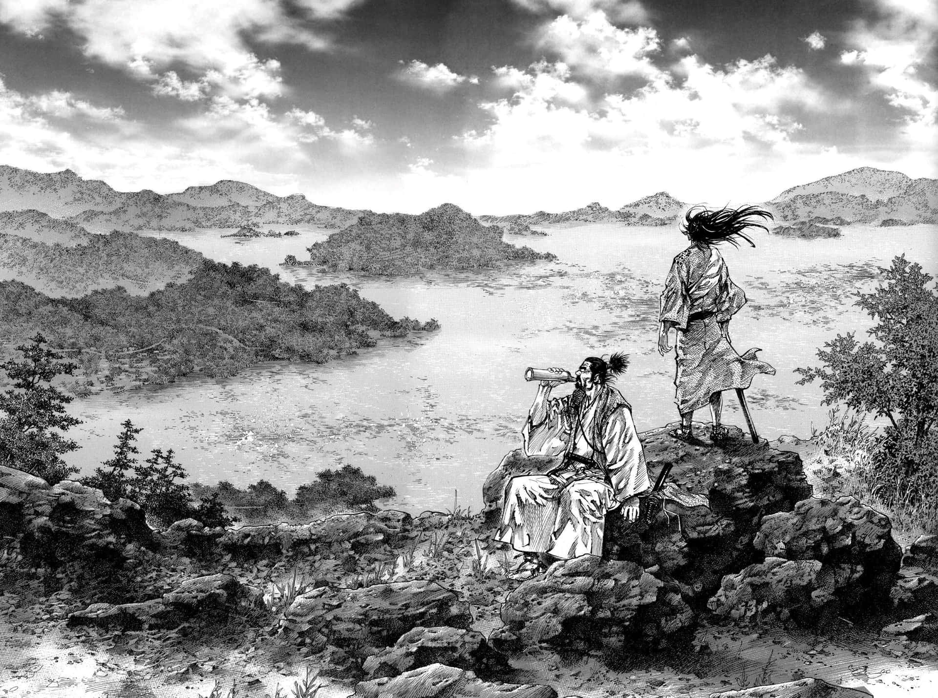 Vagabond Manga Scenic View Background