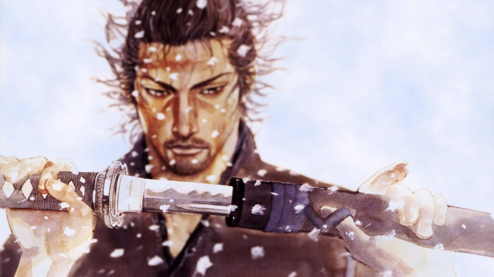 Vagabond Sword Drawn Background