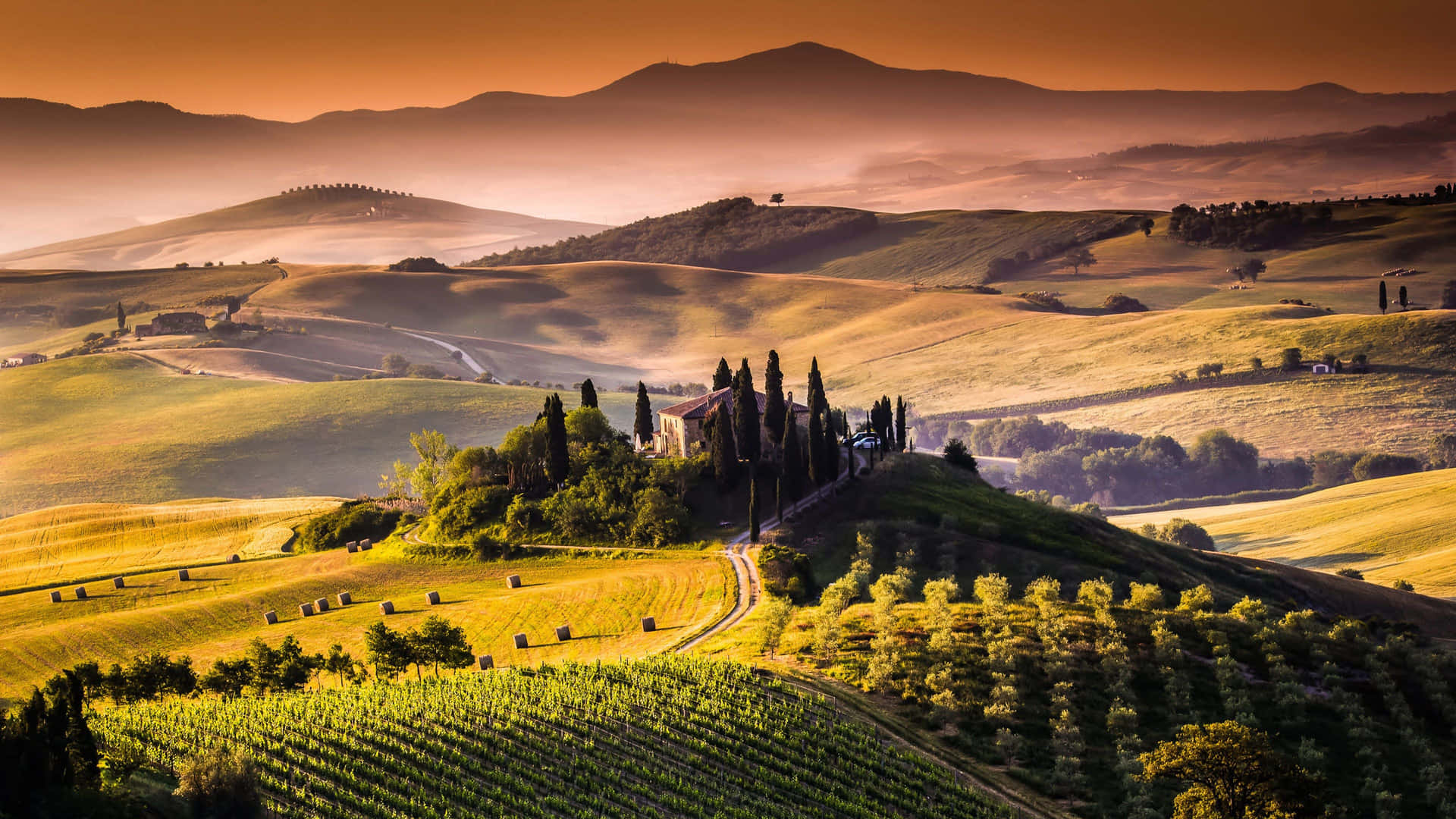 Val D'orcia Region 4k Ultra Hd Landscape