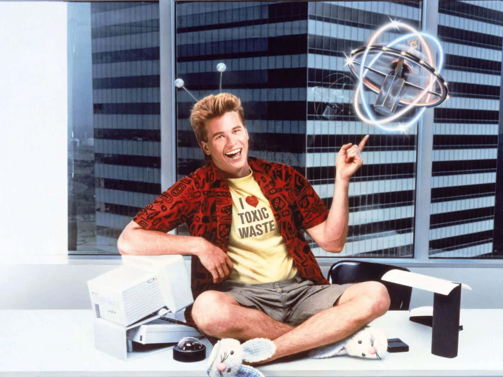 Val Kilmer Real Genius Promotional Photo Background