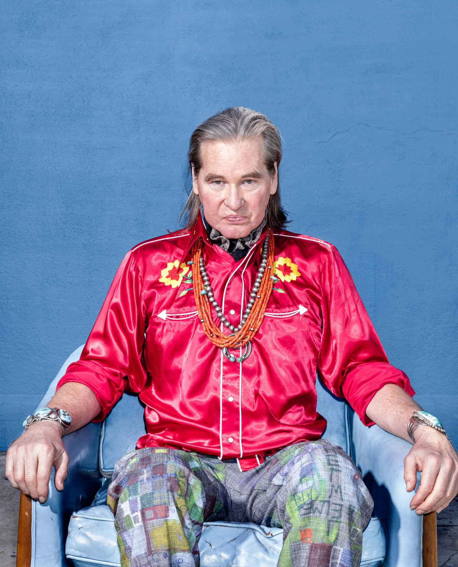 Val Kilmer Red Jacket Portrait