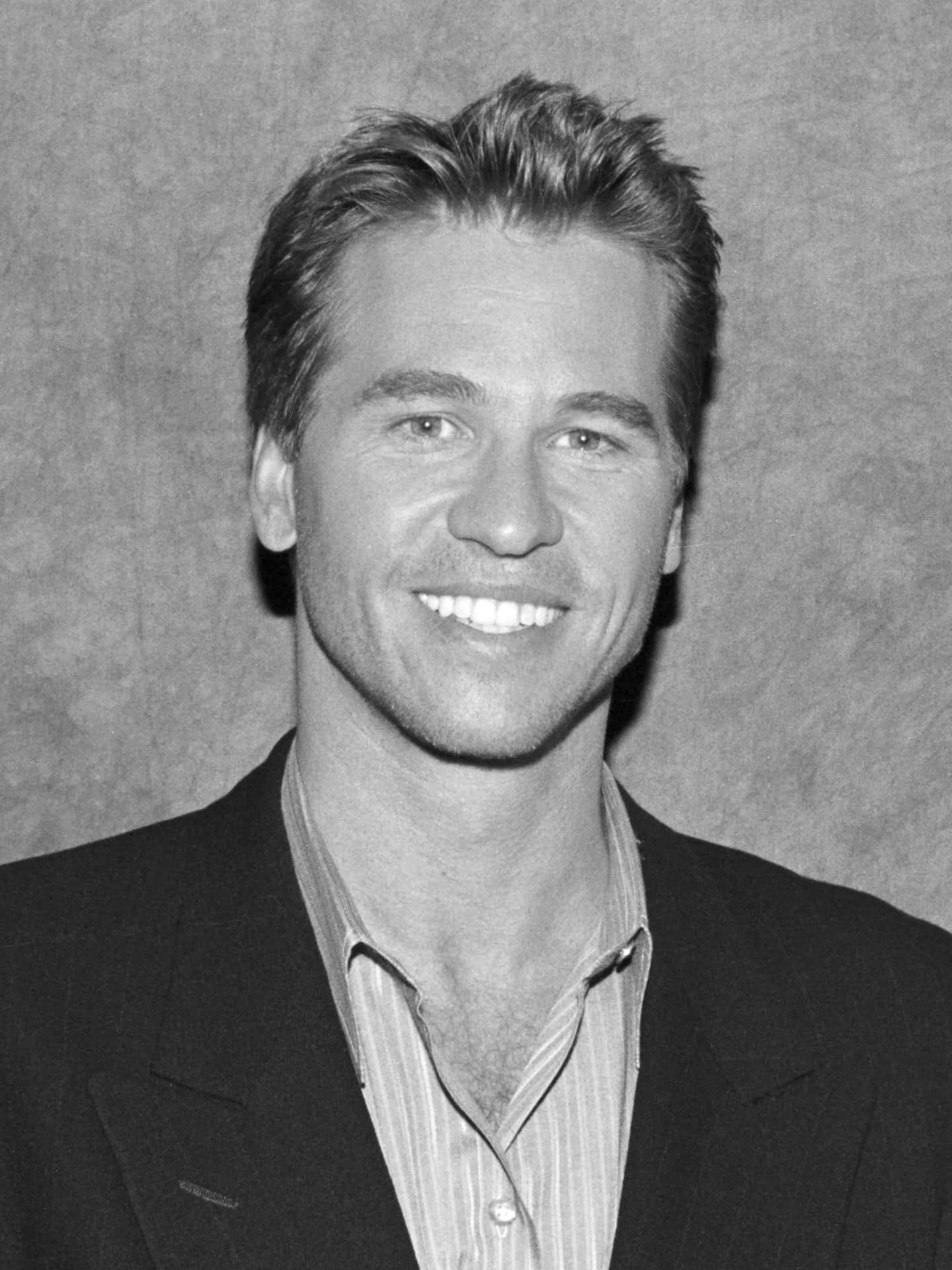 Val Kilmer Smiling Portrait Background