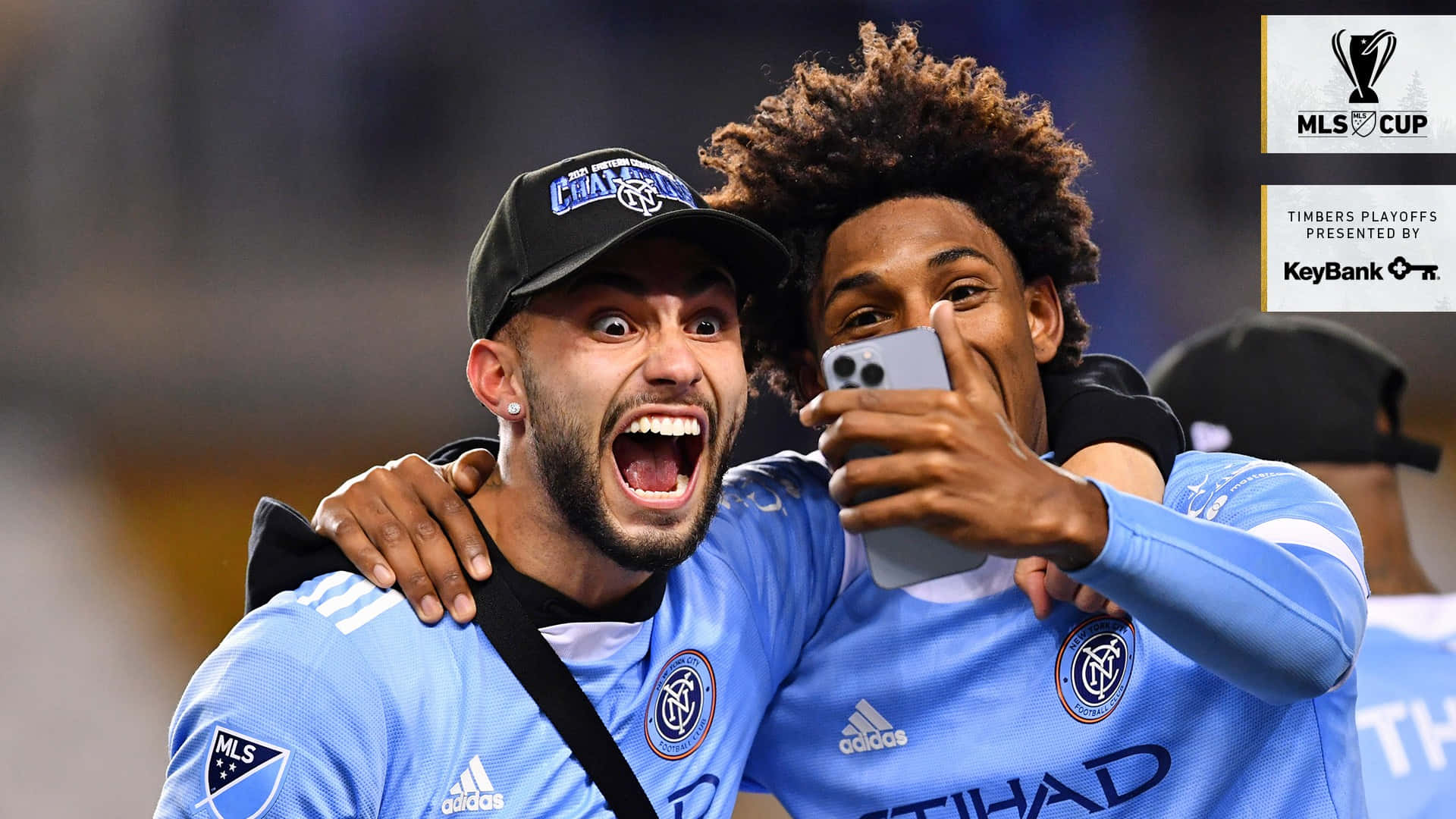 Valentin Castellanos Selfie Teammate New York City Fc Background