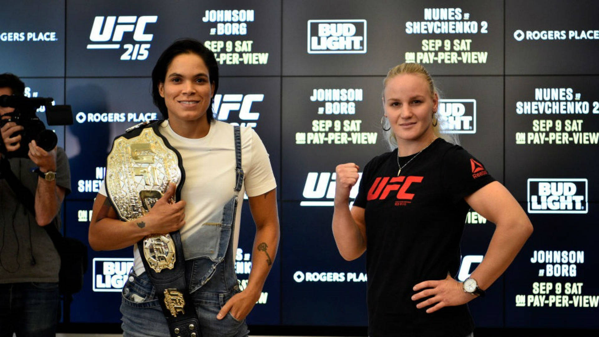 Valentina Shevchenko Amanda Nunes Ufc 215 Background