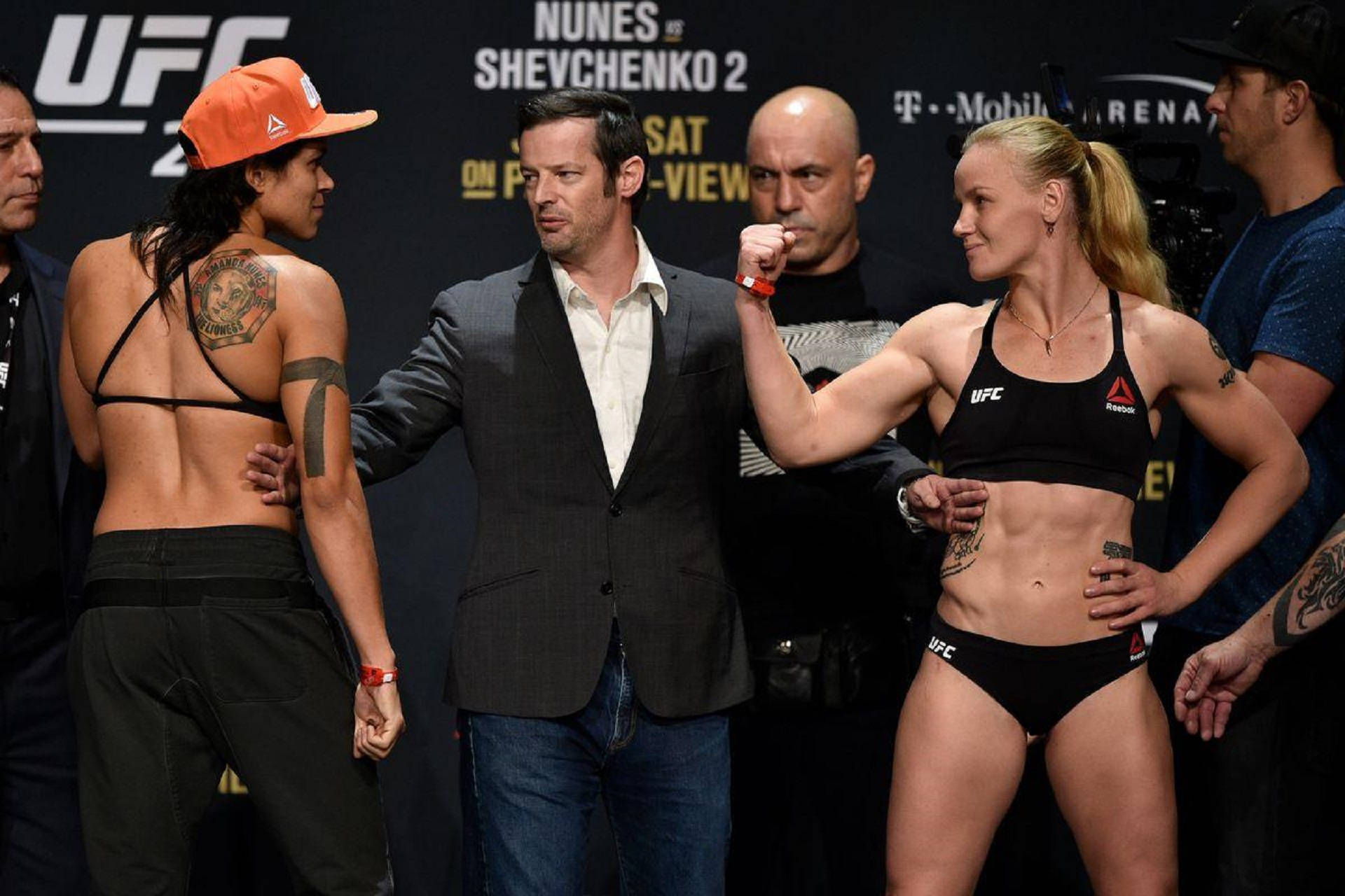 Valentina Shevchenko Amanda Nunes Weigh-in Background