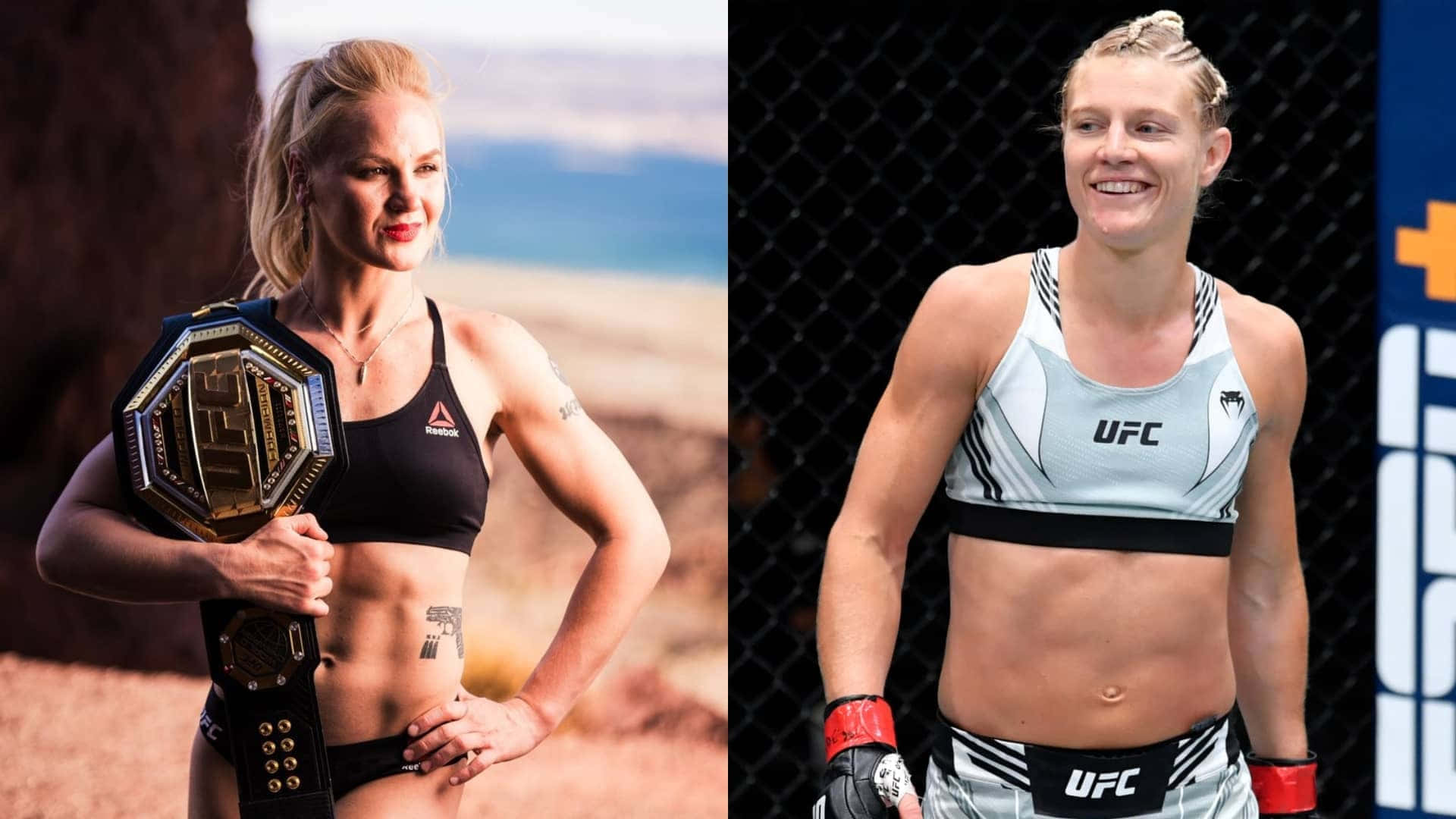 Valentina Shevchenko And Manon Fiorot Background