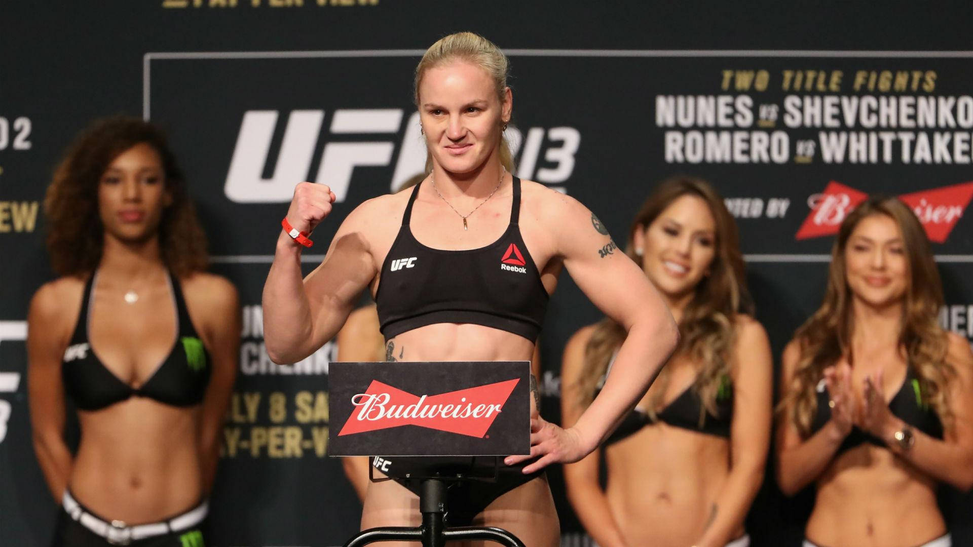 Valentina Shevchenko Weigh-in Ufc 213 Background