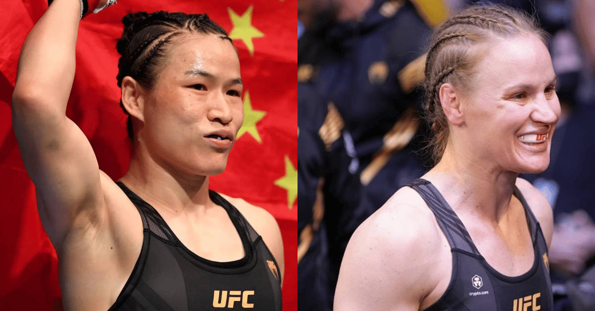 Valentina Shevchenko Zhang Weili Side-by-side Background