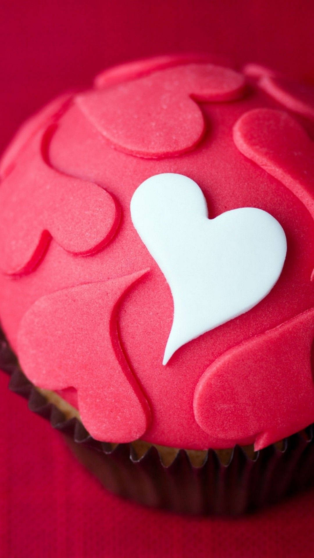 Valentine Cupcakes Cute Android Background