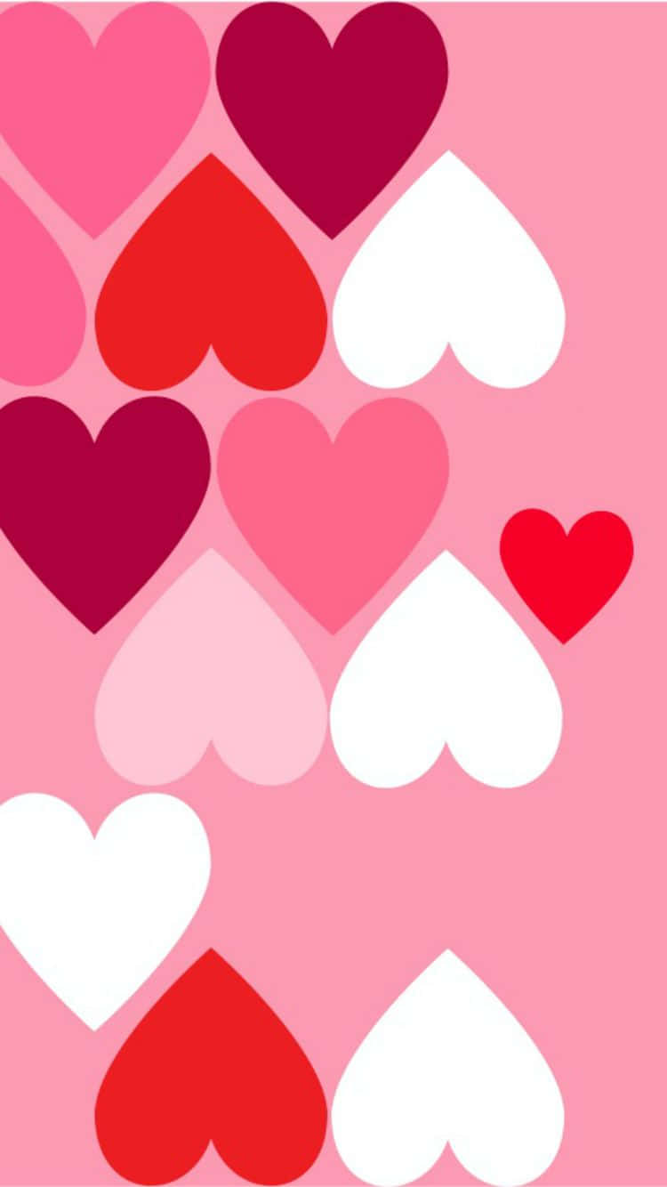 Valentine's Day Wallpaper - Pink Hearts Background