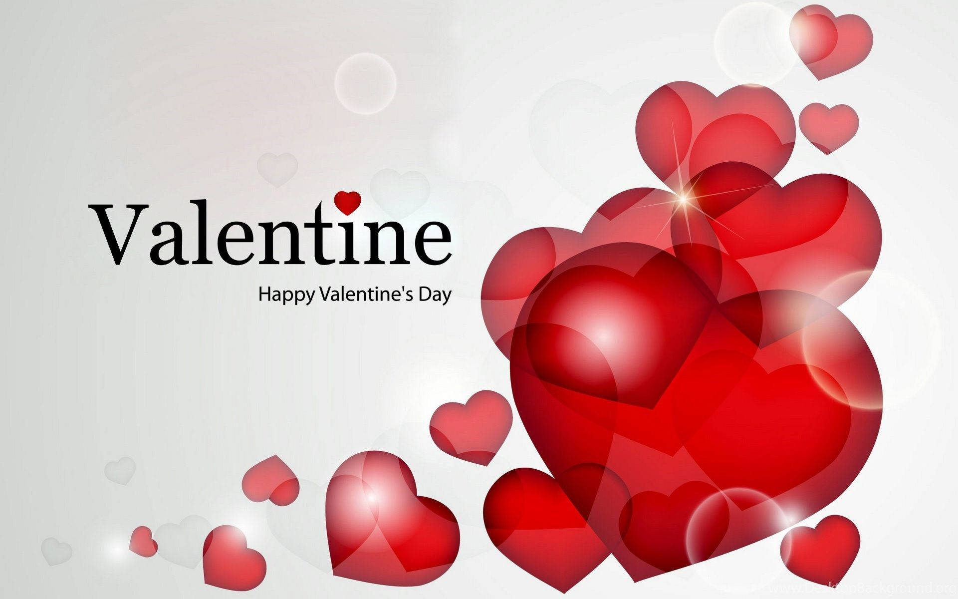 Valentine's Seamless Heart Design Desktop Background