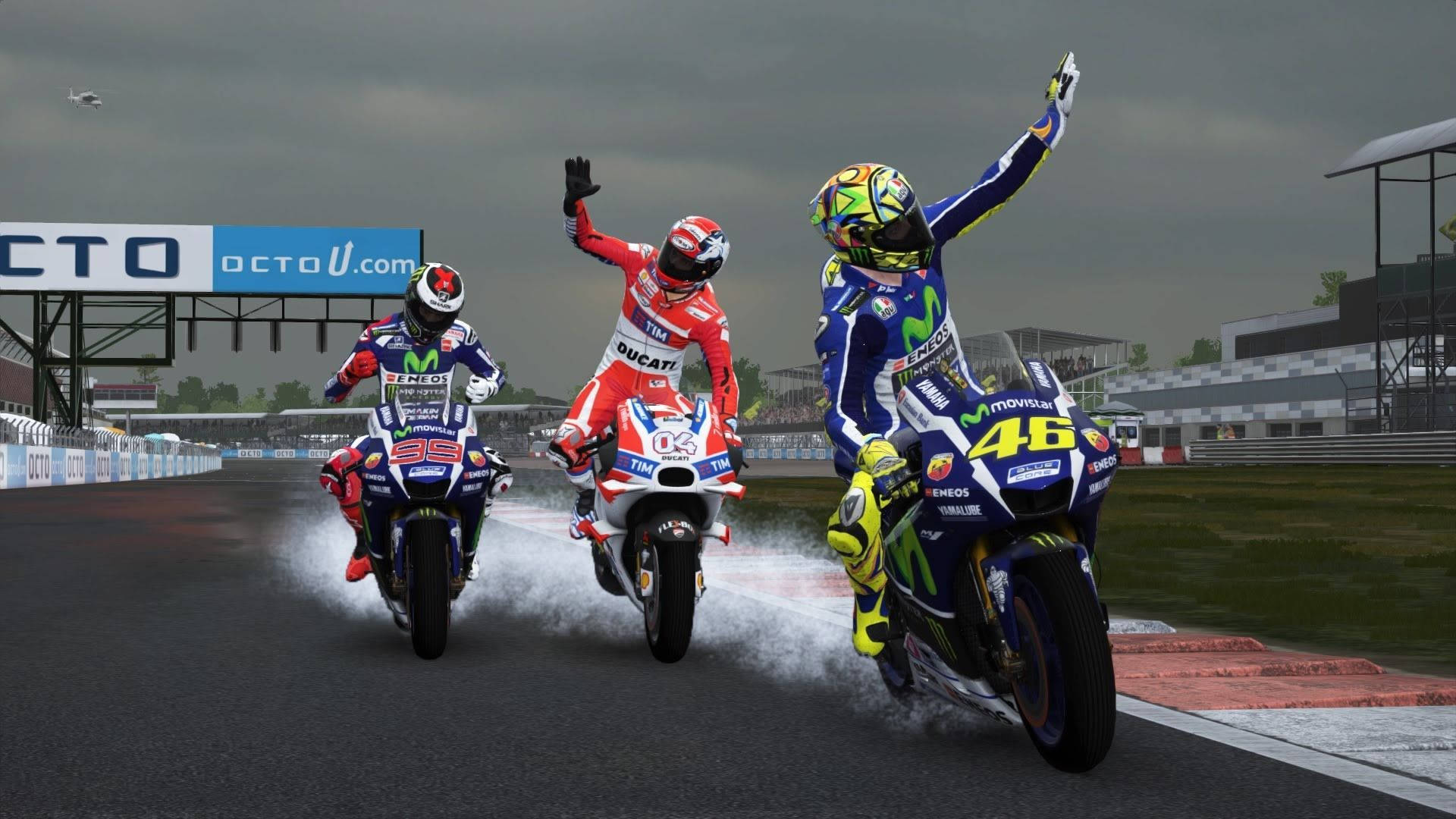 Valentino Rossi Motogp 15 Video Game Background