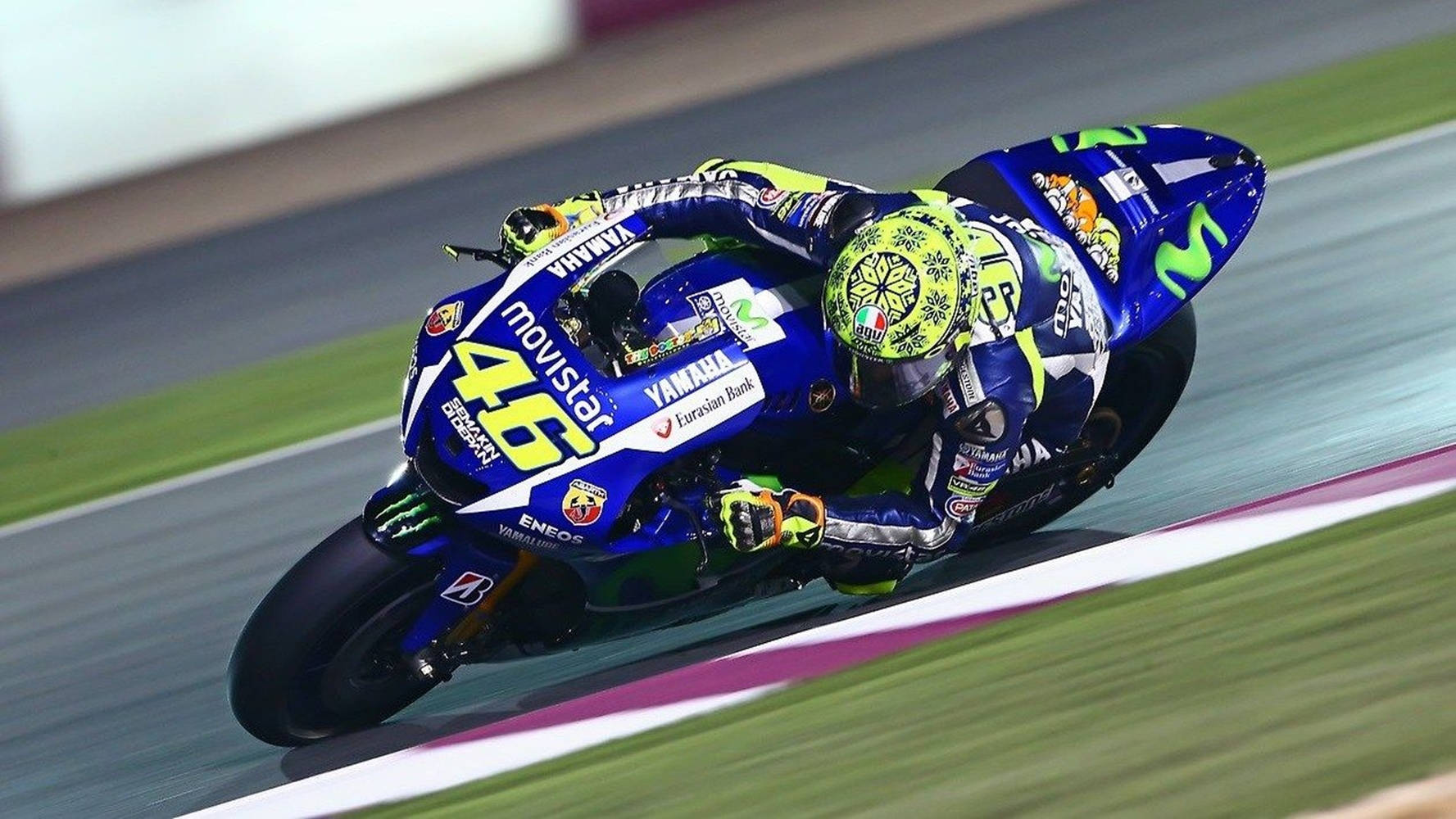 Valentino Rossi Qatar Motorcycle Grand Prix Background