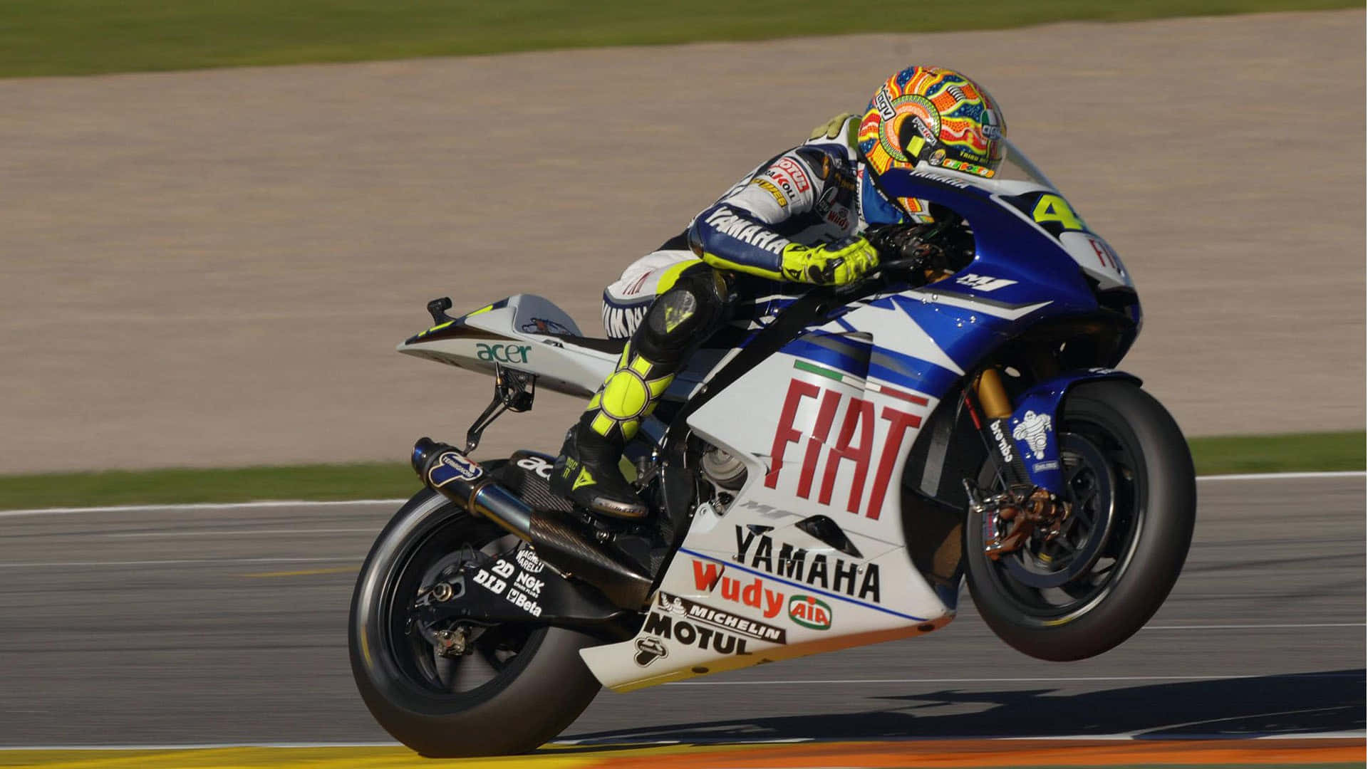 Valentino Rossi (vr46) Dominating The Racetrack