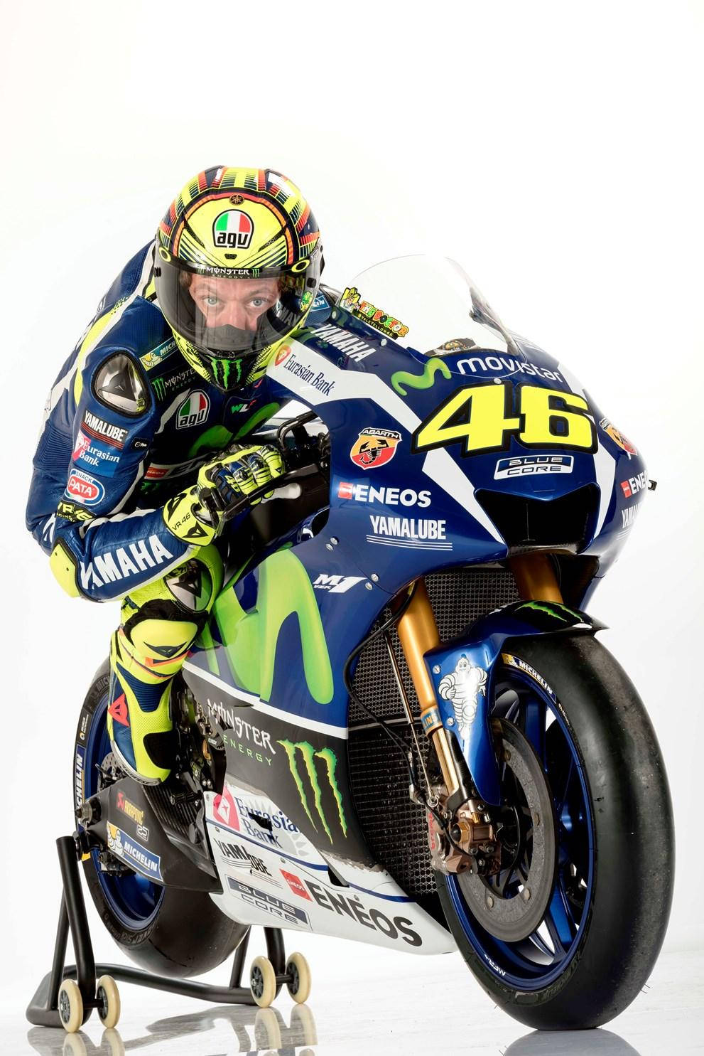 Valentino Rossi Yamaha Yzr-m1 Motorcycle Background