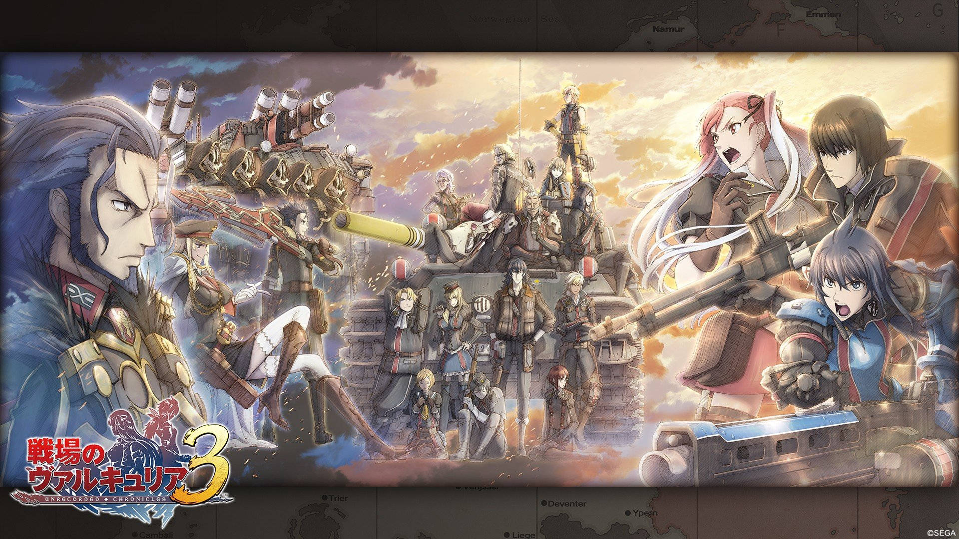 Valkyria Chronicles Dynamic Poster Background