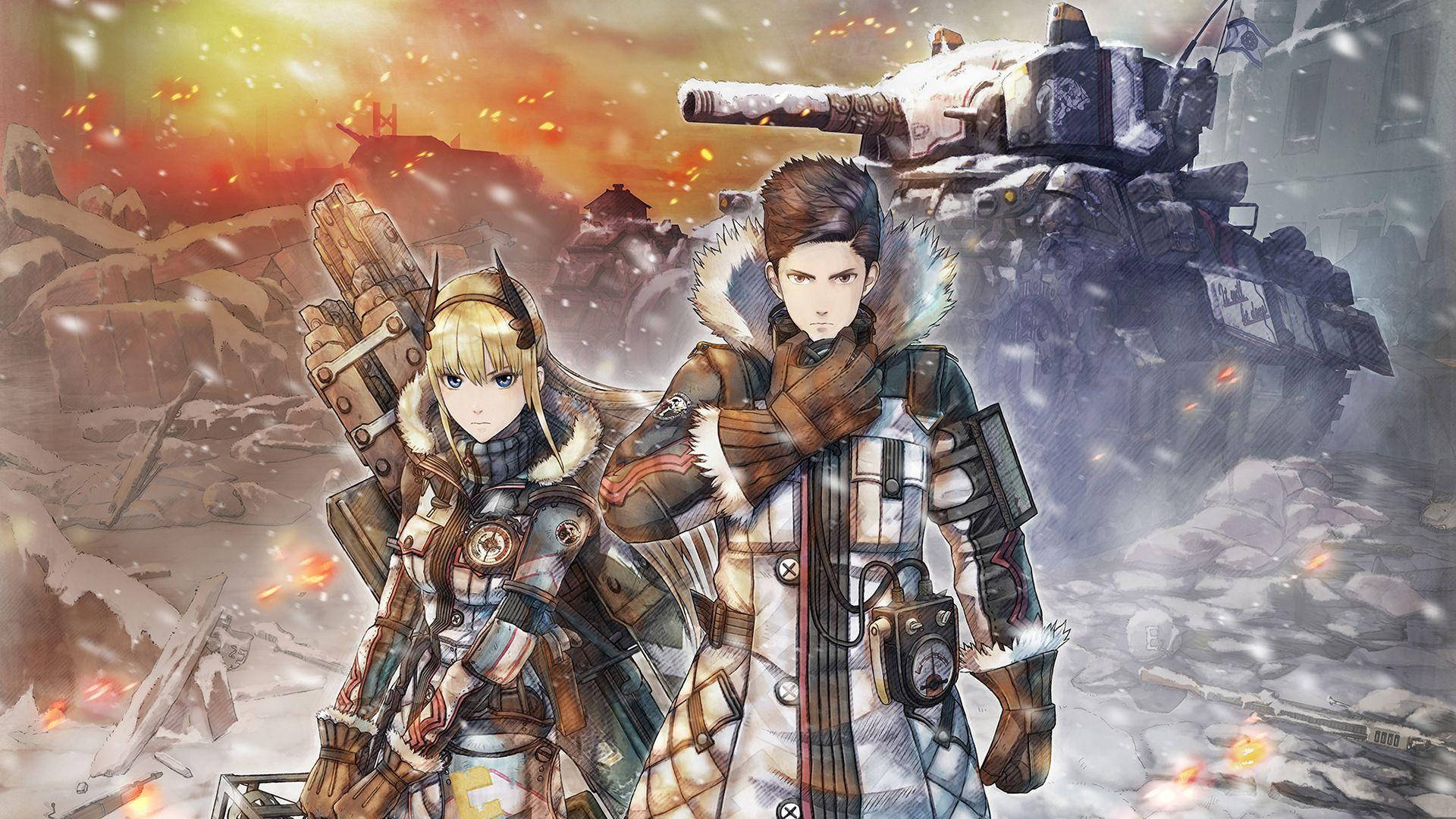 Valkyria Chronicles Fierce Couple Background