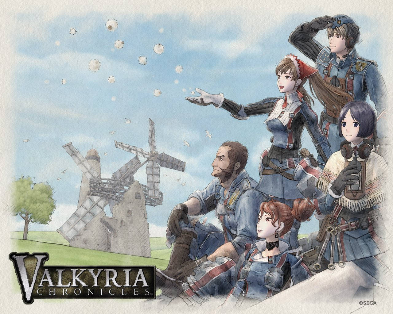 Valkyria Chronicles Happy Squad Background
