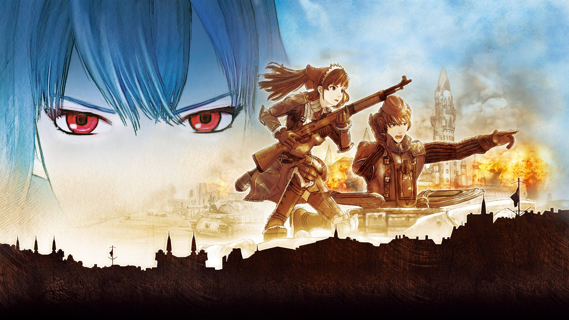 Valkyria Chronicles Poster Background