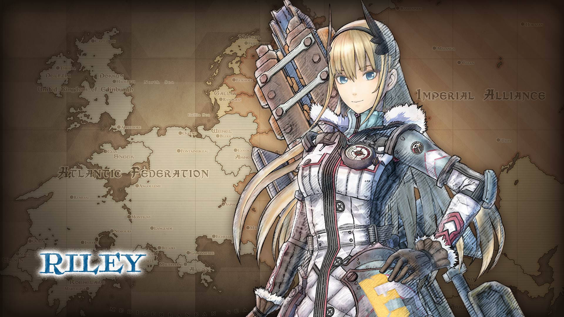 Valkyria Chronicles Riley Miller Background