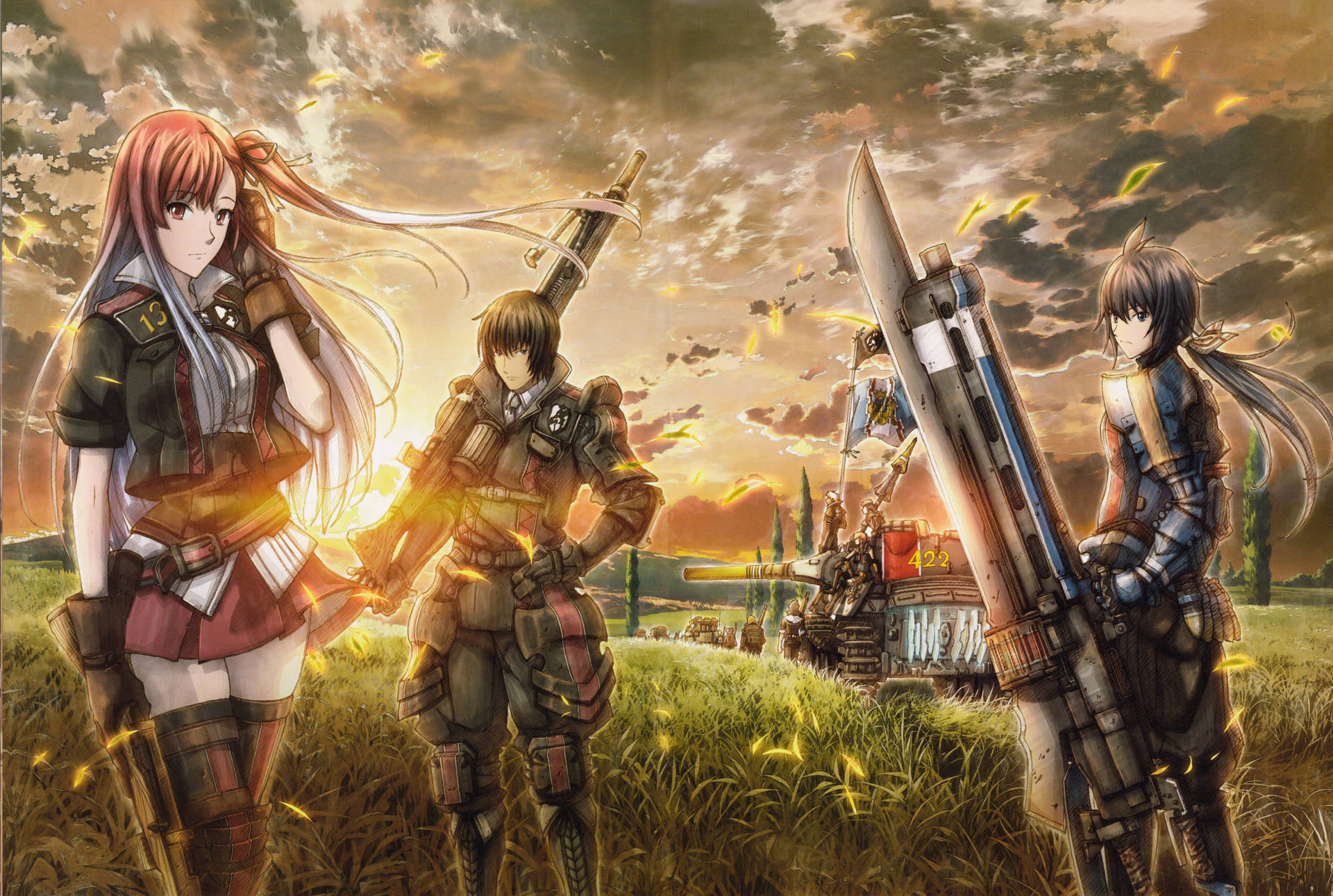 Valkyria Chronicles Sunset Background