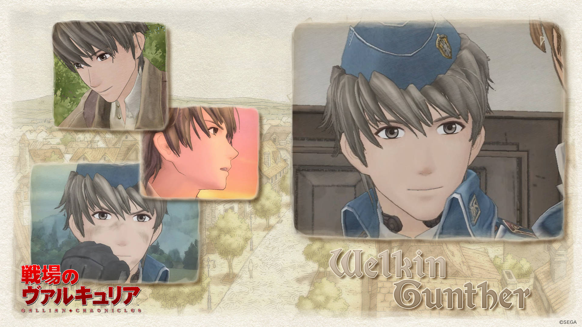 Valkyria Chronicles - Welkin Gunther In Action Background