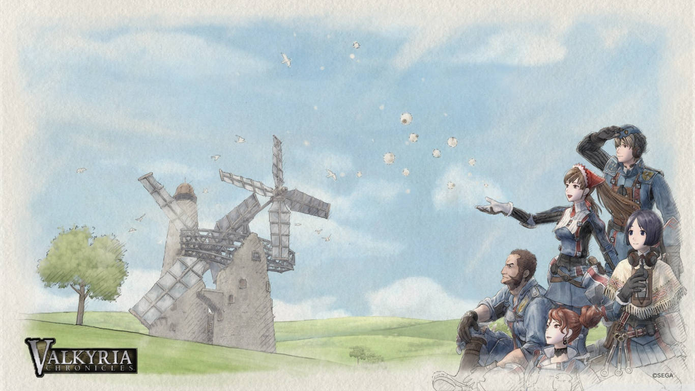 Valkyria Chronicles Windmill Background