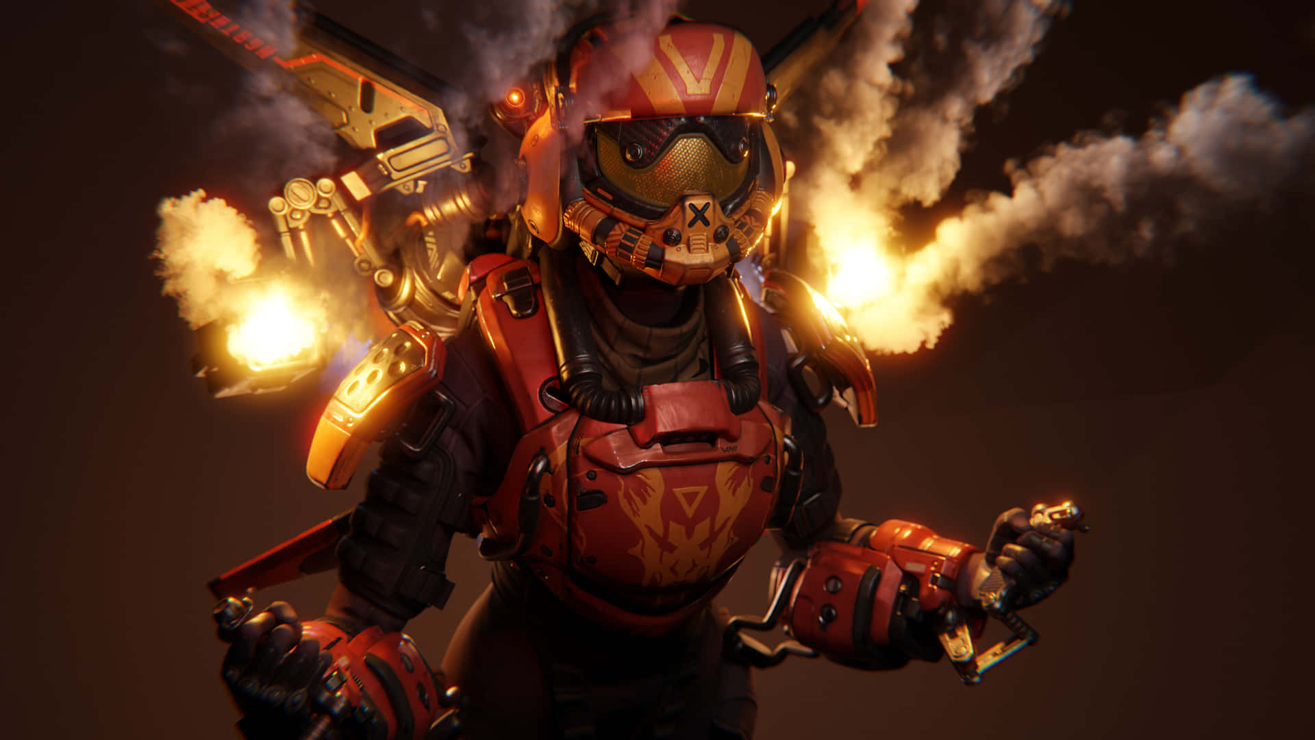 Valkyrie Apex Legends Red Armor Suit