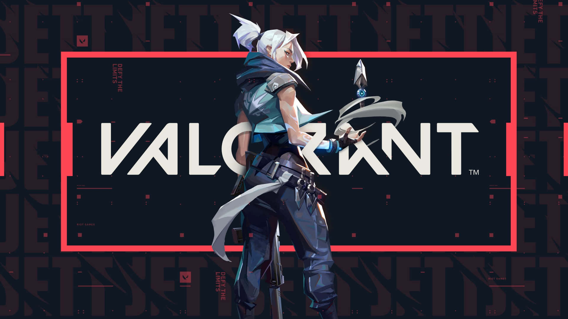 Vallant - A Woman With A Sword In Front Of A Black Background Background