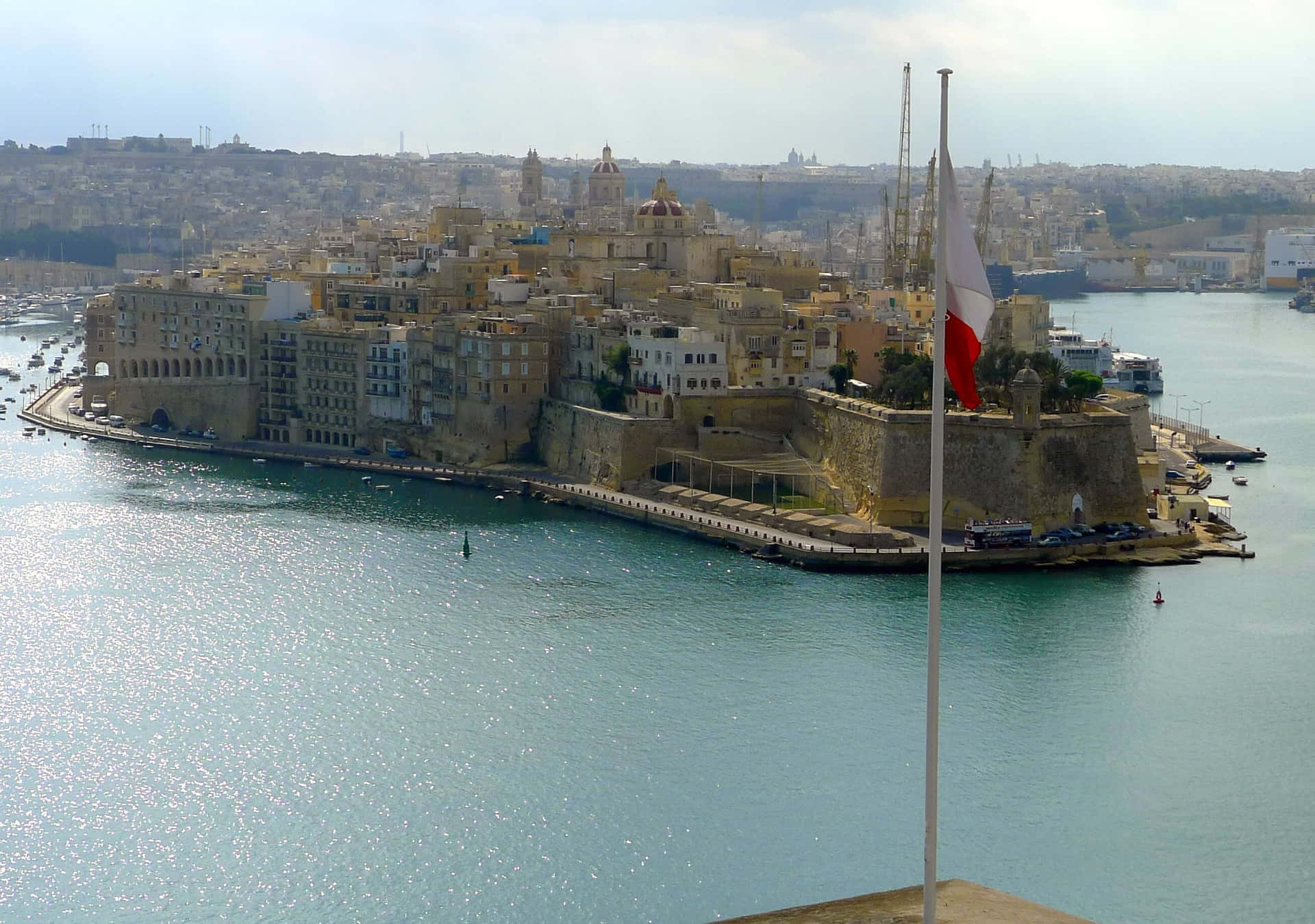 Valletta_ Skyline_ Malta Background