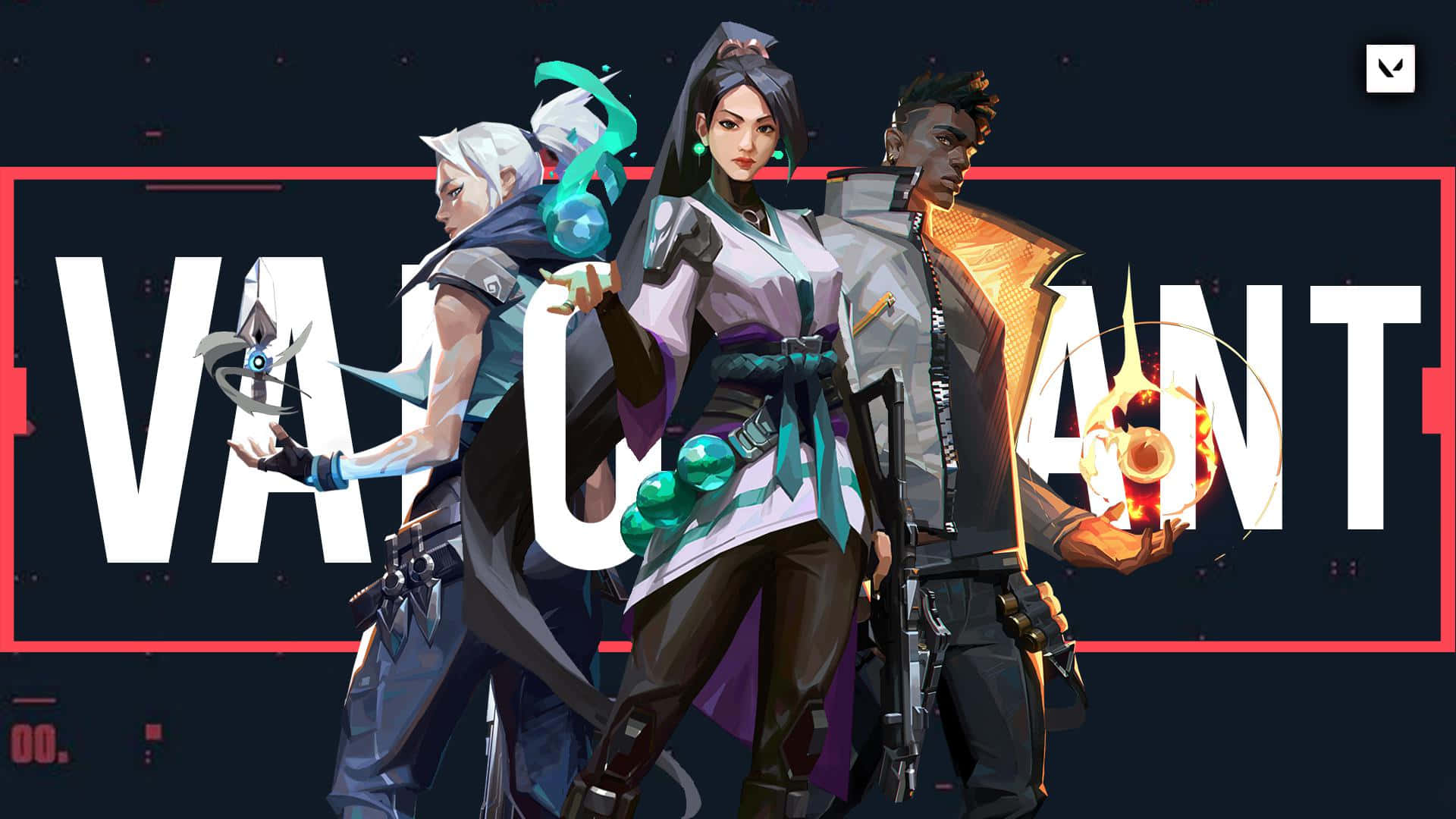 Valorant Characters Ready For The Fight Background