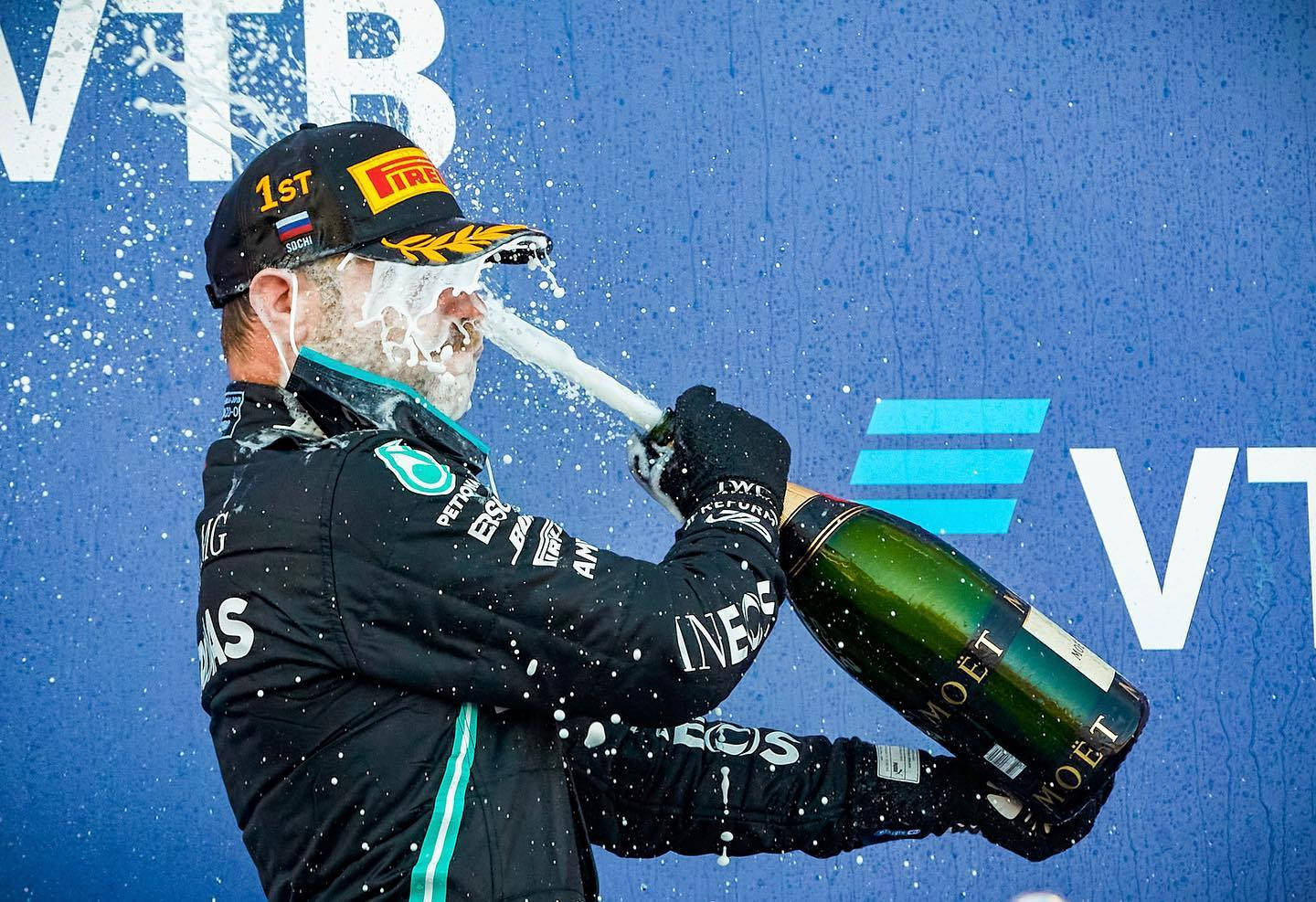 Valtteri Bottas Champagne Bottle