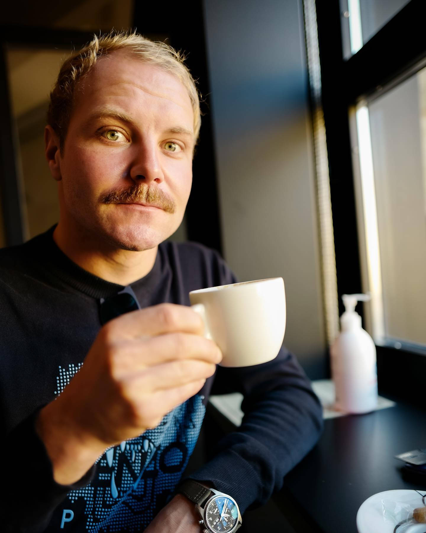 Valtteri Bottas Coffee Cup Background