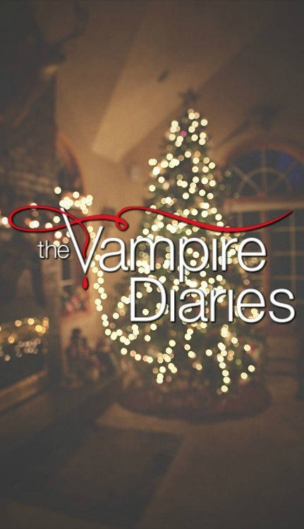 Vampire Diaries Logo Christmas Tree Background