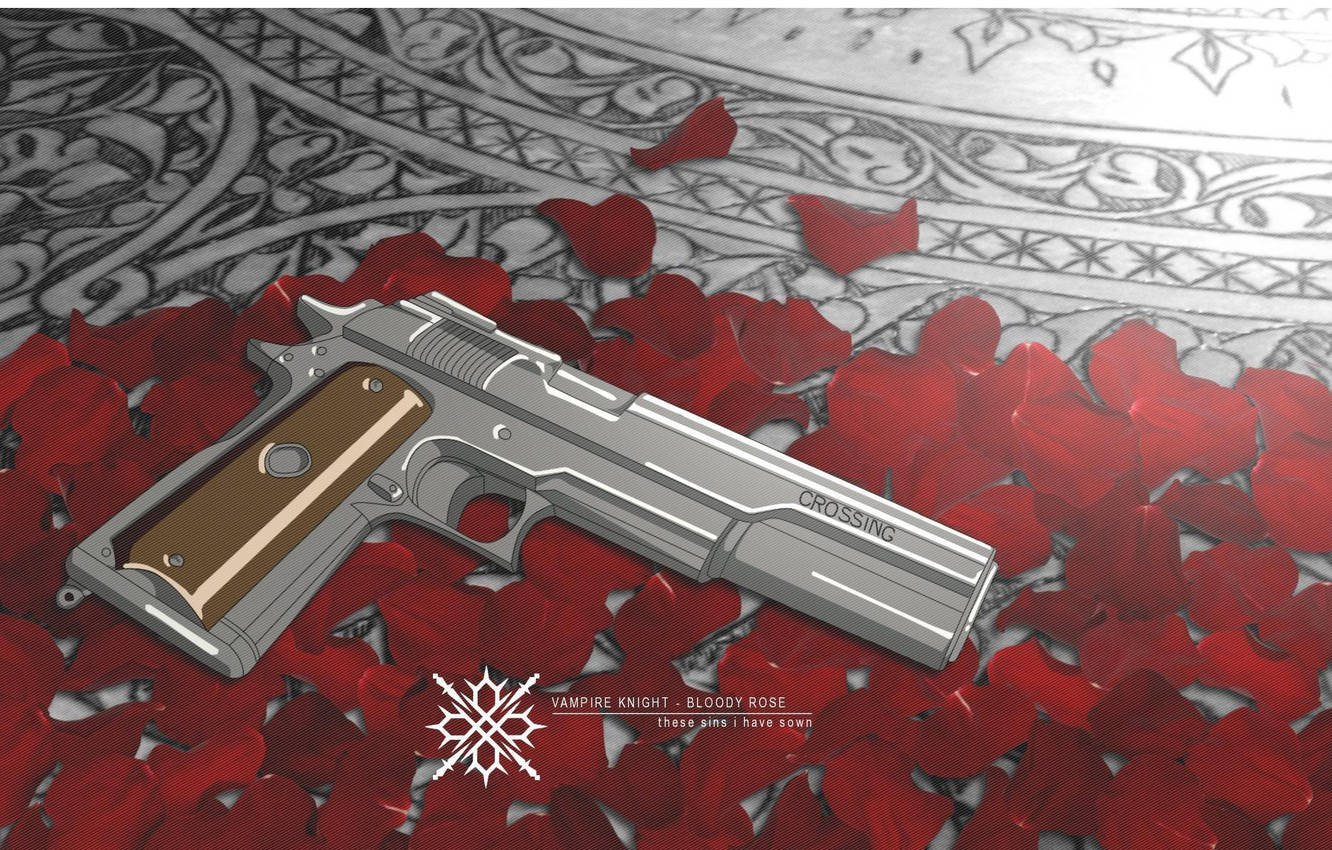 Vampire Knight Zero's Gun Background
