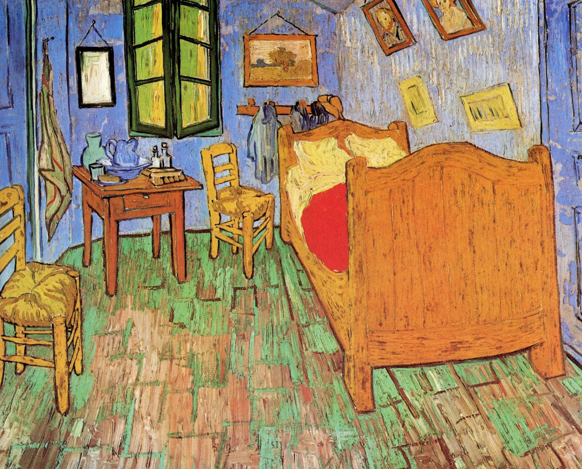 Van Gogh Bedroom In Arles Background
