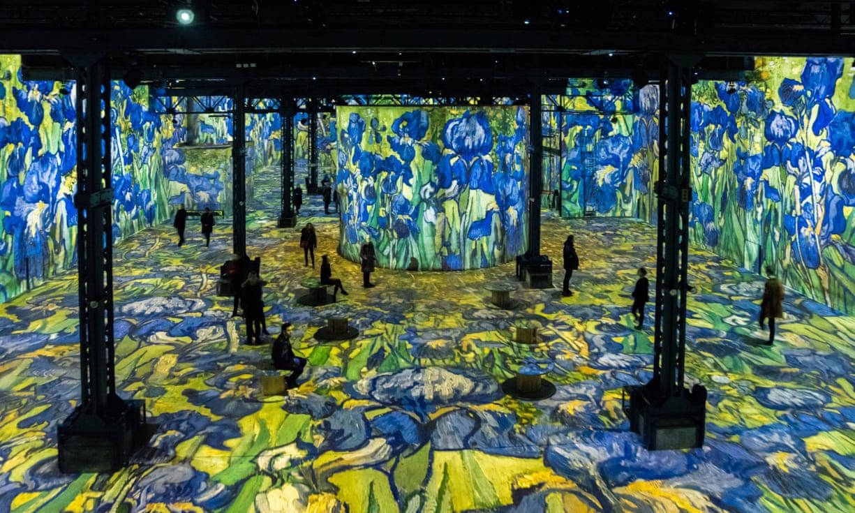 Van Gogh Immersive Museum Exhibit Background