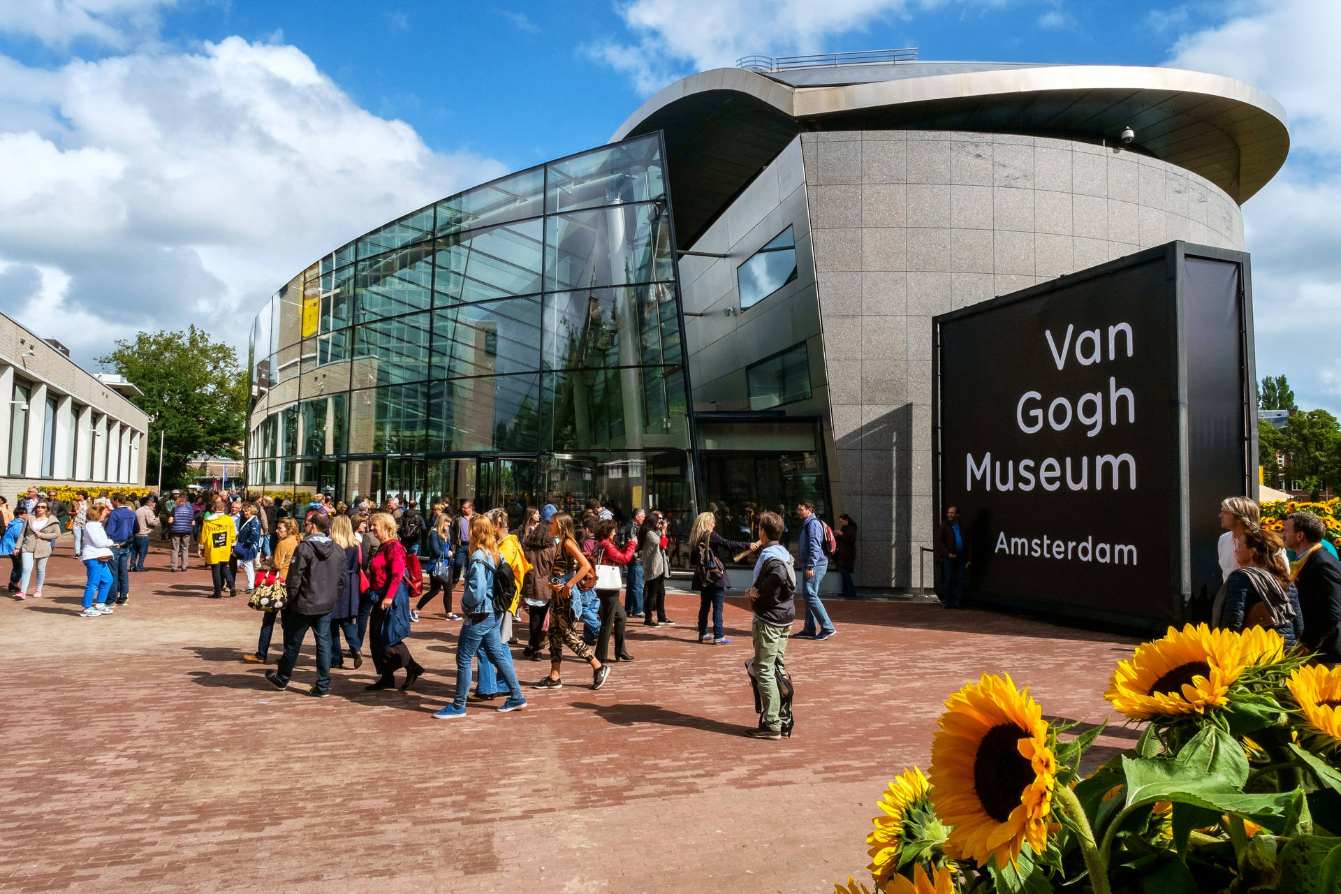 Van Gogh Museum Entrance Hall Background