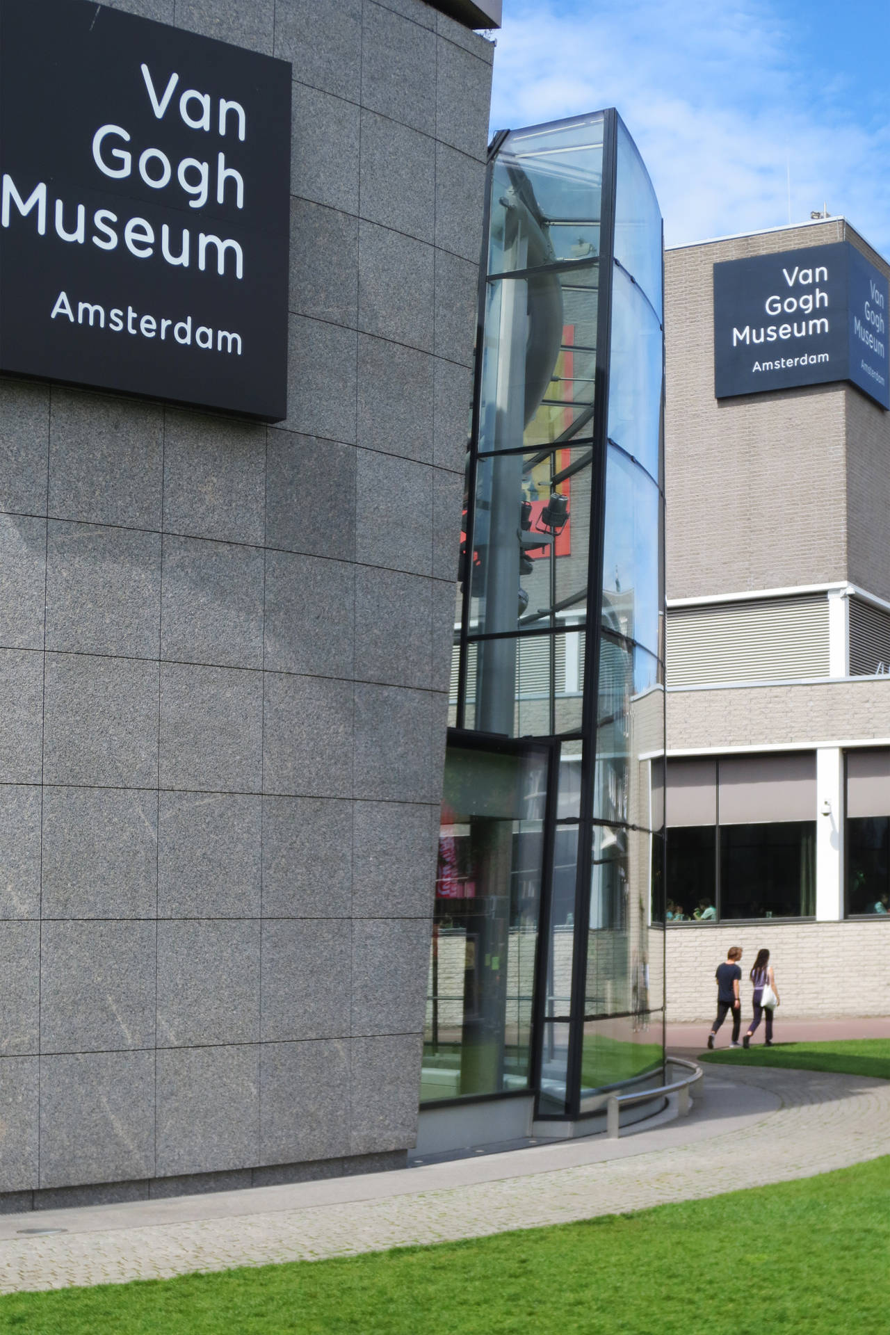 Van Gogh Museum Entrance Background