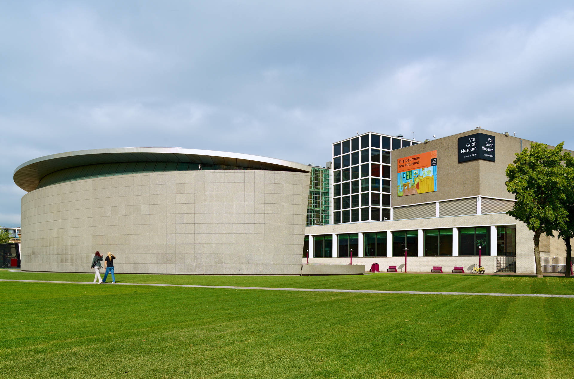 Van Gogh Museum Exterior Background