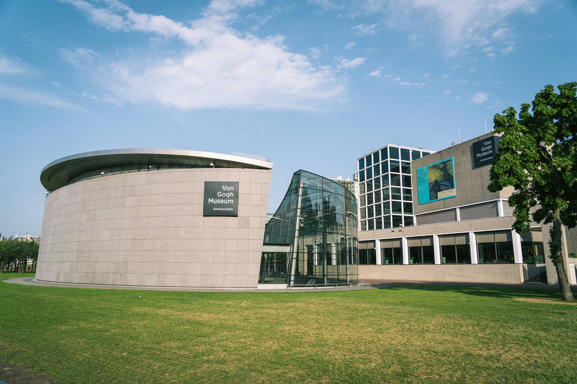 Van Gogh Museum Facade Background