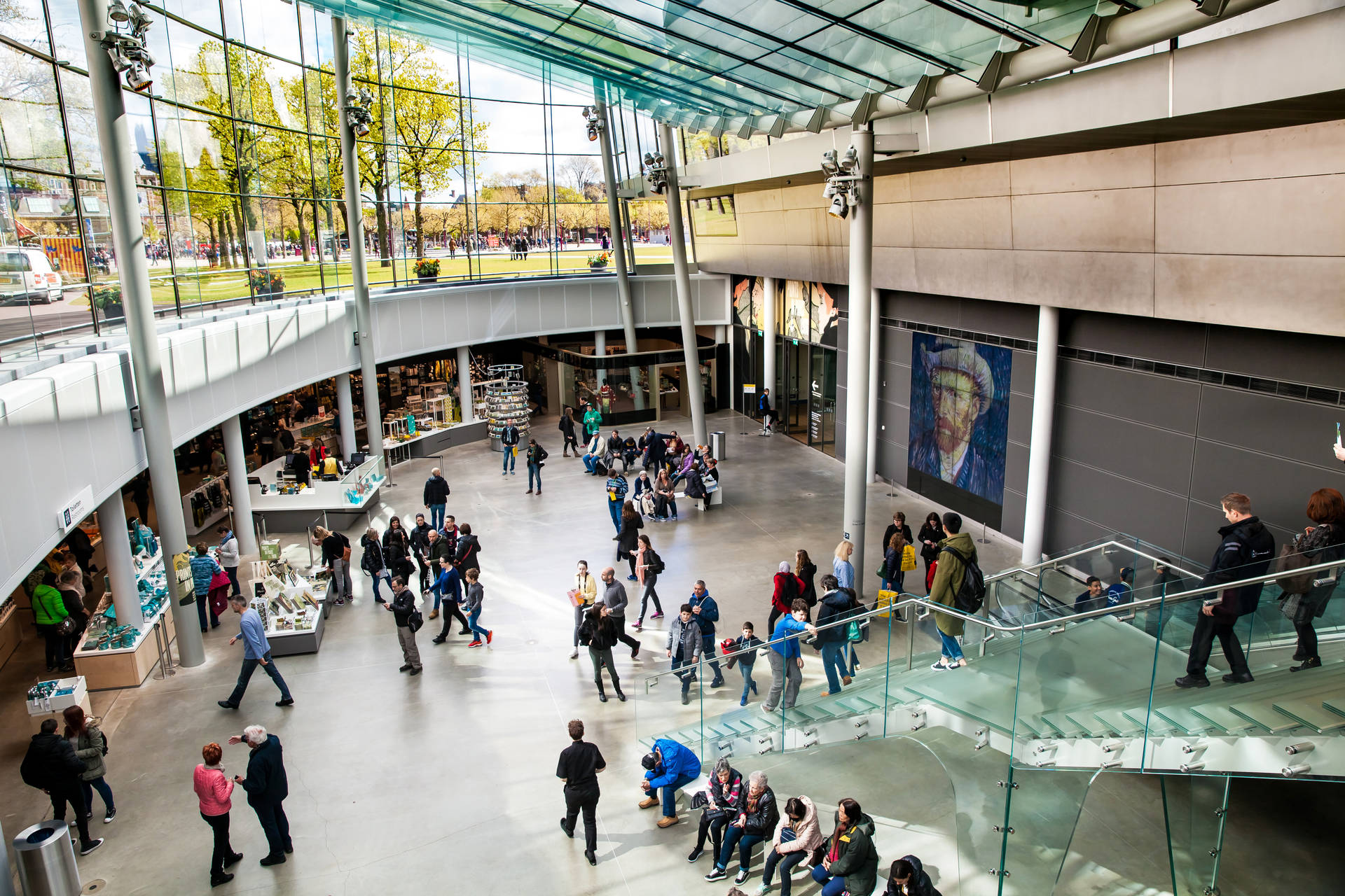 Van Gogh Museum Gift Shop Background