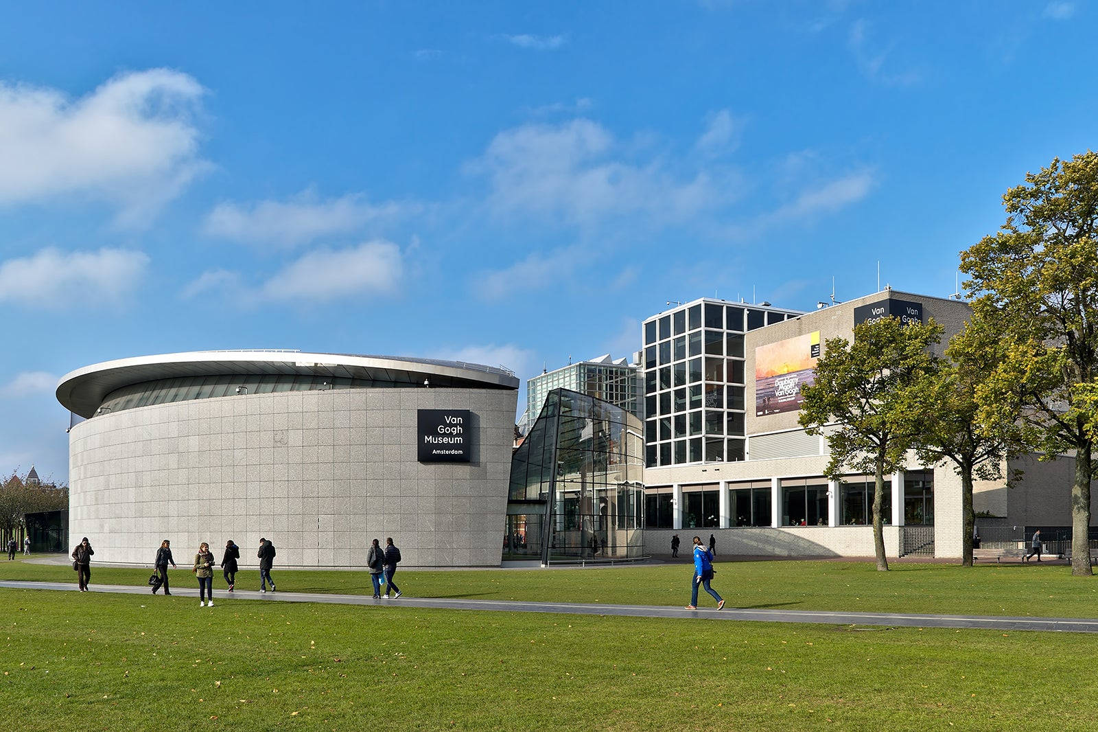 Van Gogh Museum Grounds Background