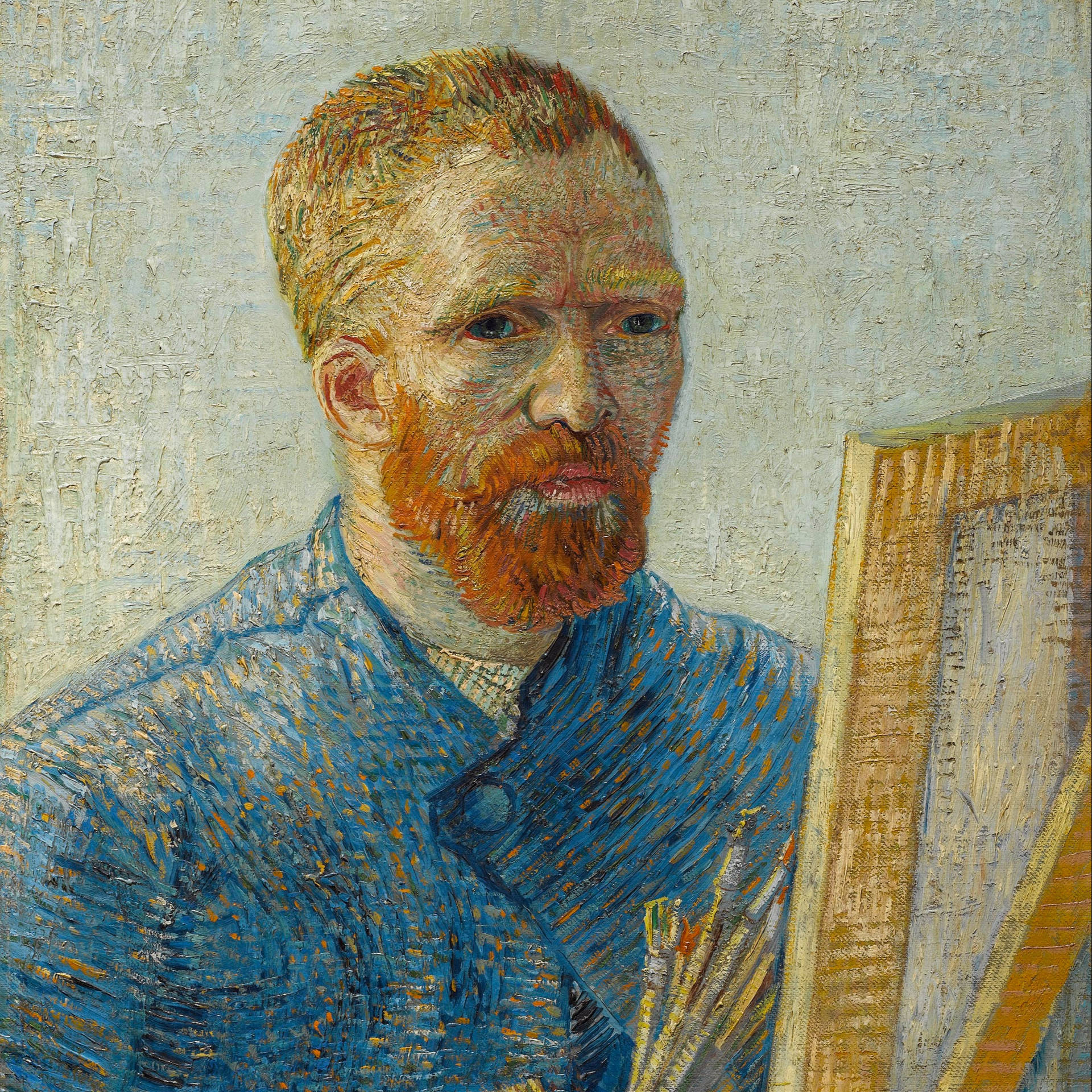 Van Gogh Museum Self Portrait Background