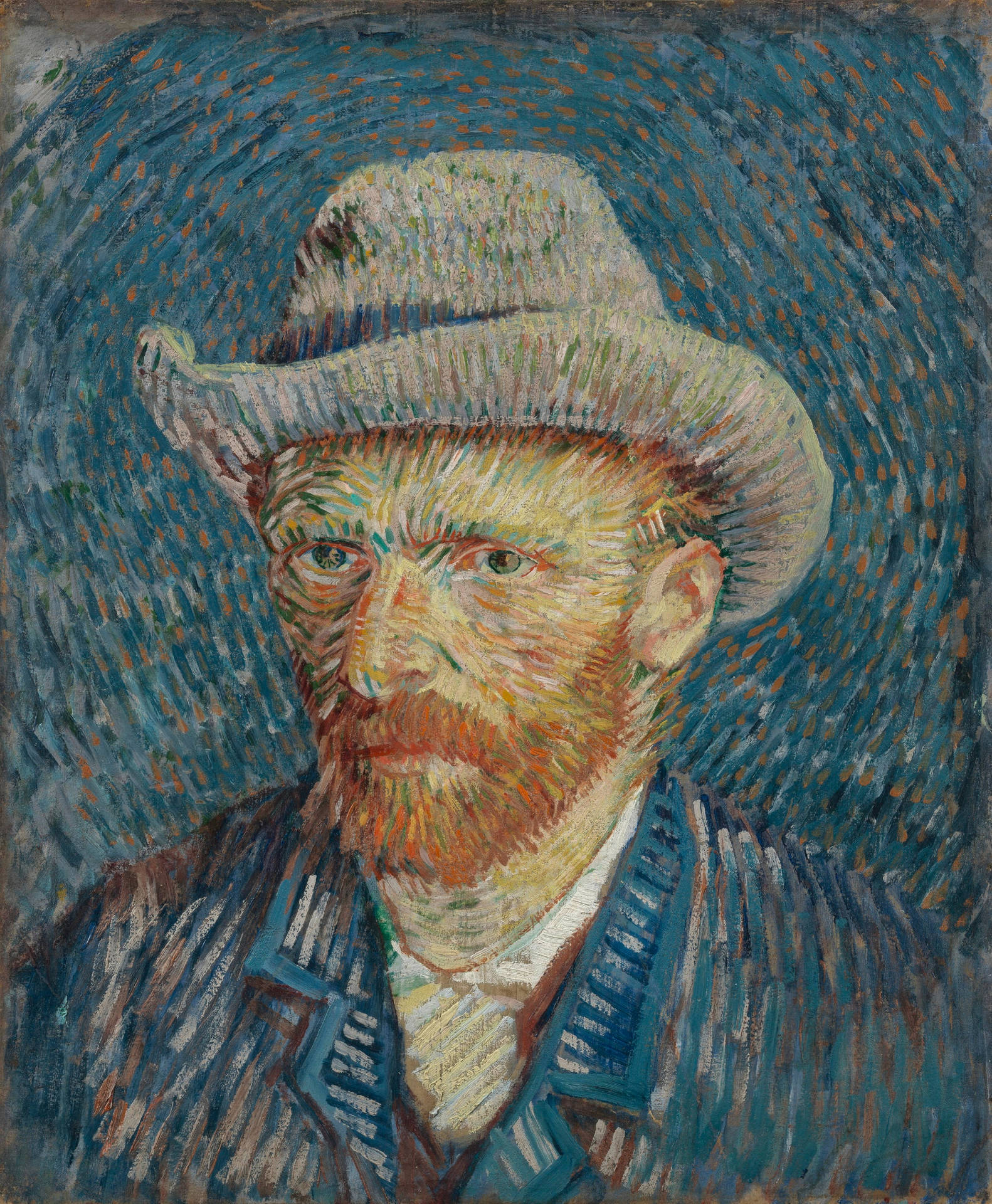 Van Gogh Self-portrait Background