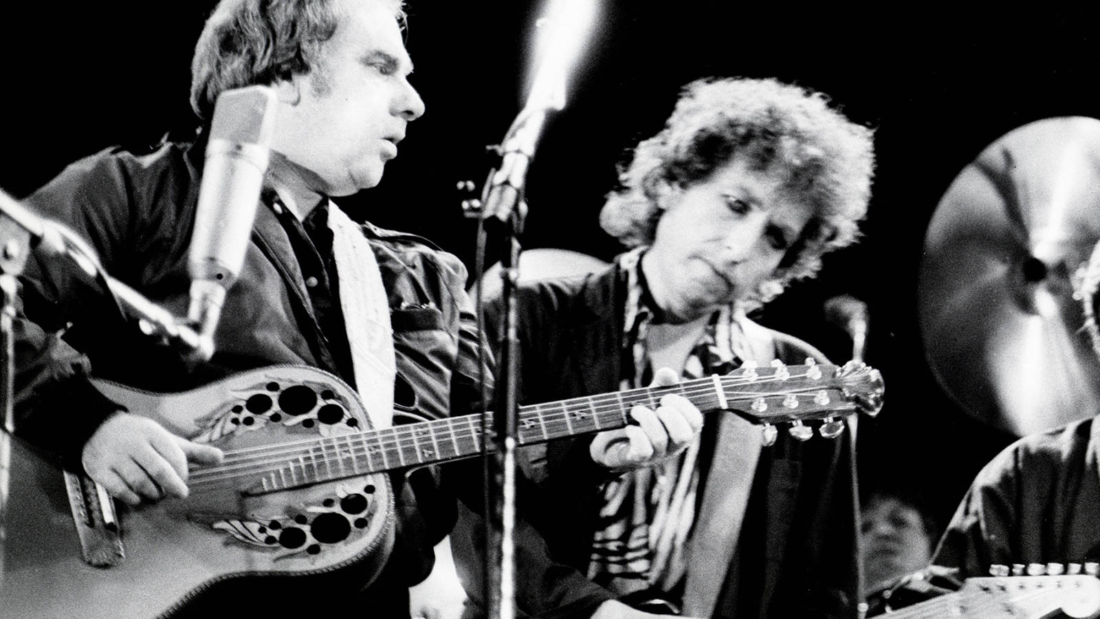 Van Morrison Bob Dylan On Stage