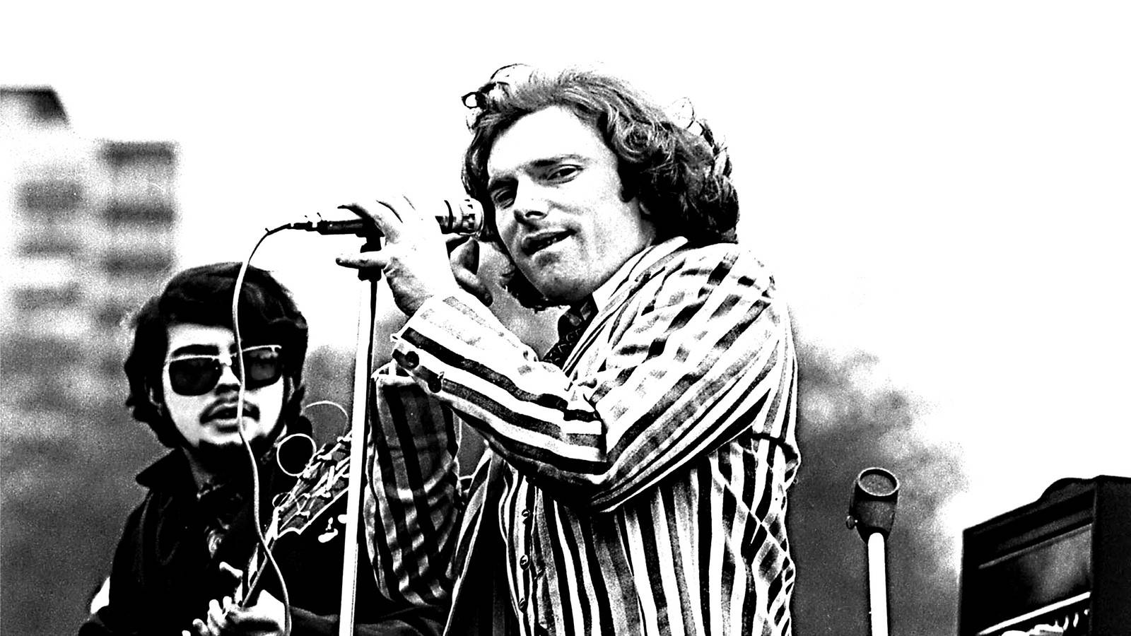 Van Morrison Vintage Concert Still Photo Background