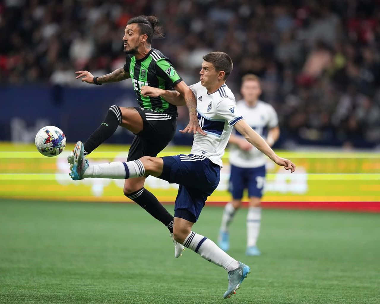 Vancouver Whitecaps Fc Against Austin Fc Background