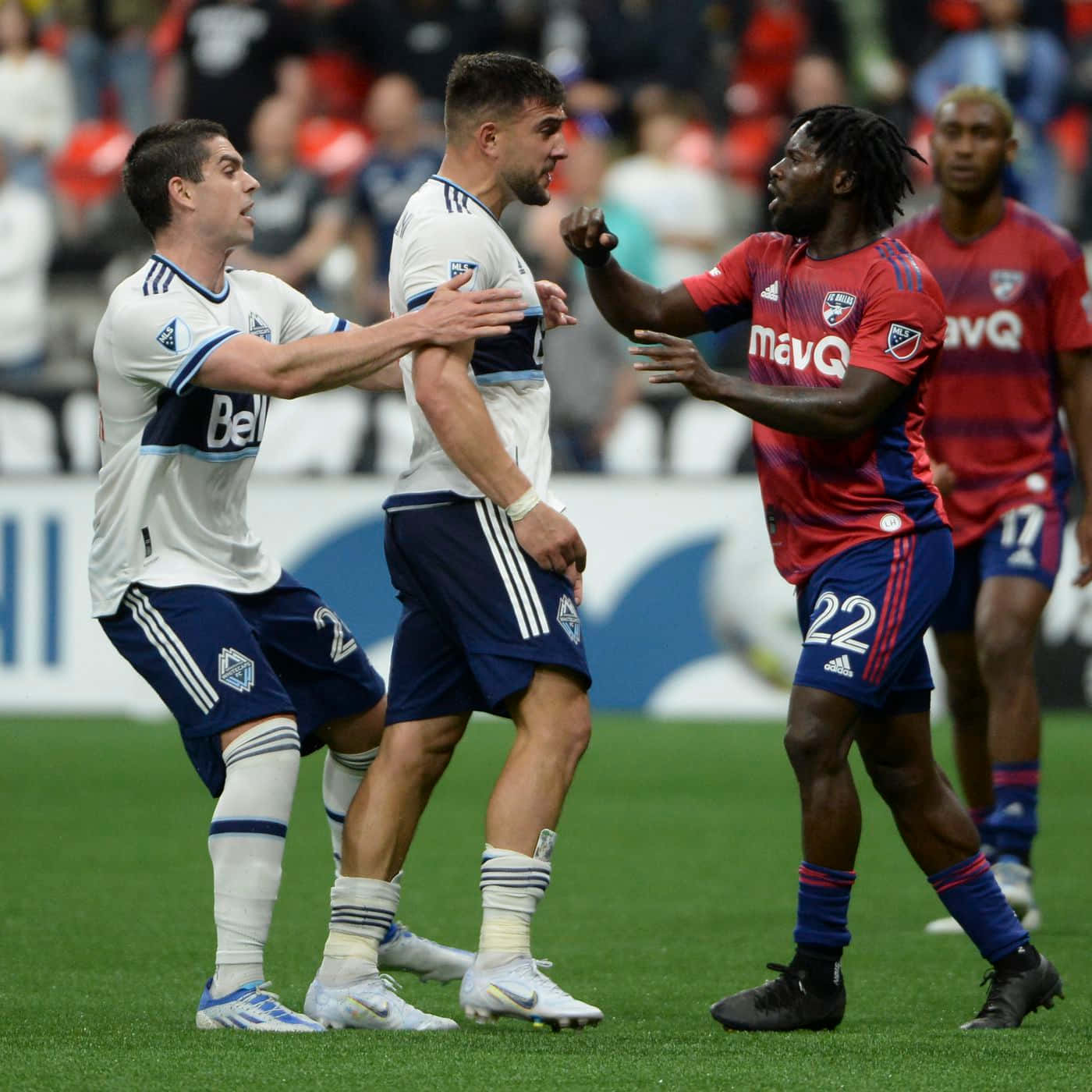 Vancouver Whitecaps Fc And Fc Dallas Background