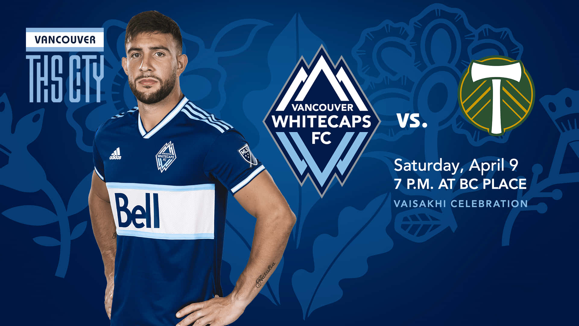 Vancouver Whitecaps Fc Forward Pedro Morales Background